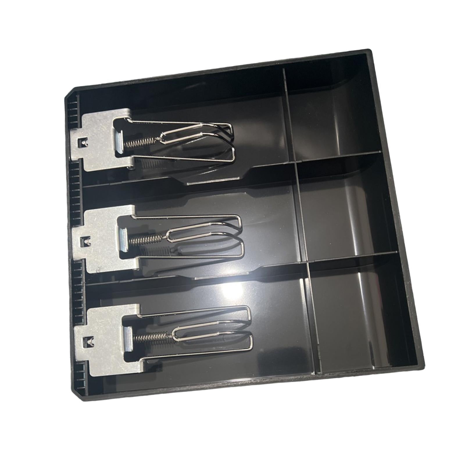 Cash Register Drawer 3 Grid Currency Till Money Organizer for Store Hotel