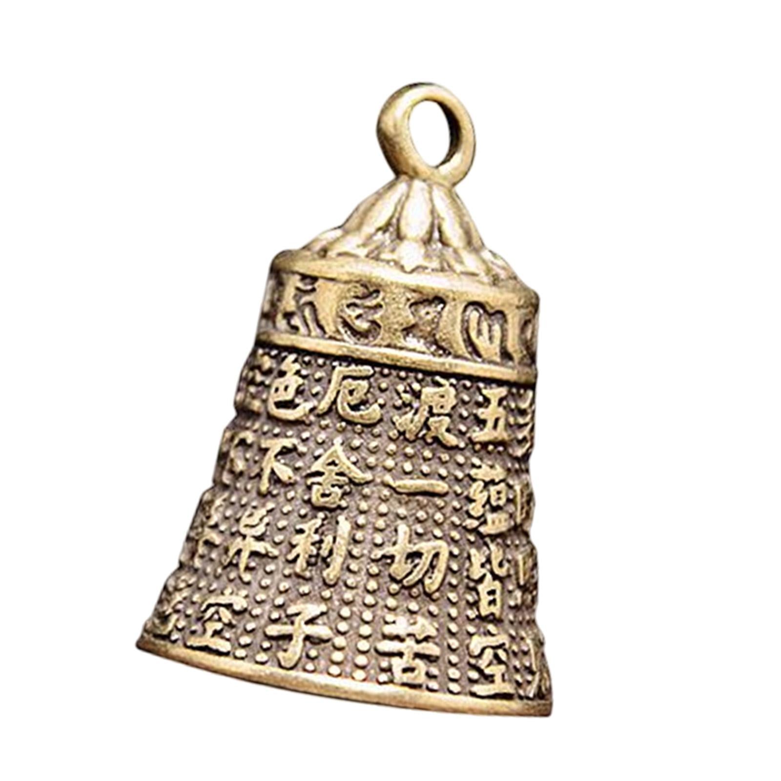 Small Copper Keys Chains Pendant Lucky for Porch Outdoor Decoration