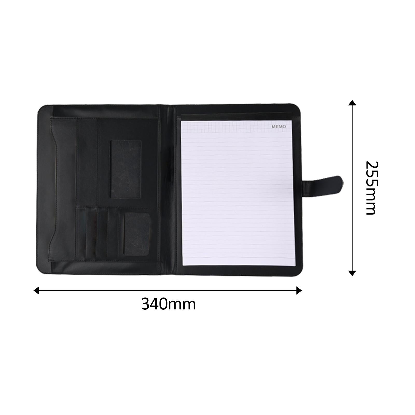 File Folder Document Organizer A4 Writing Case for Conference Interview with notes