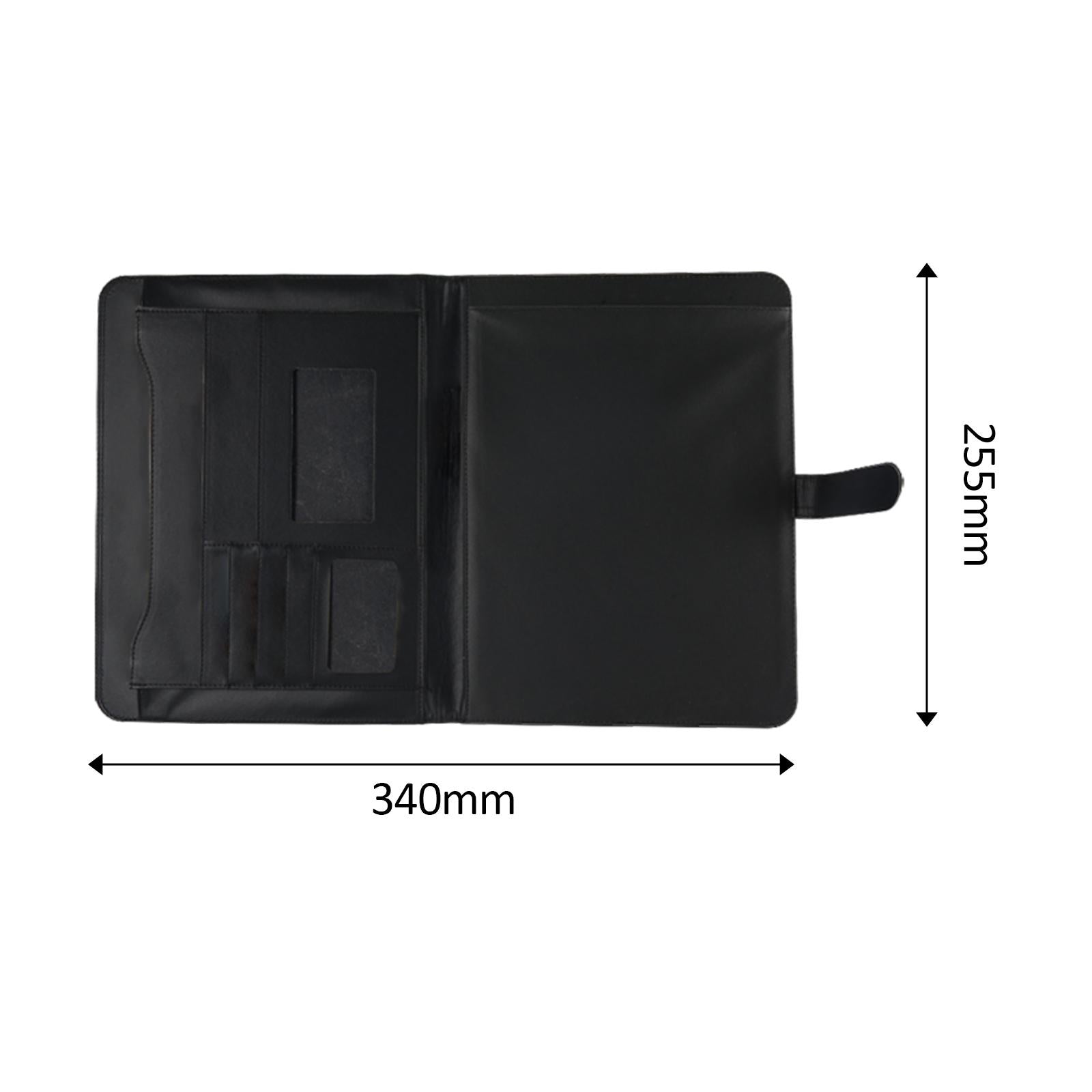 File Folder Document Organizer A4 Writing Case for Conference Interview without notes