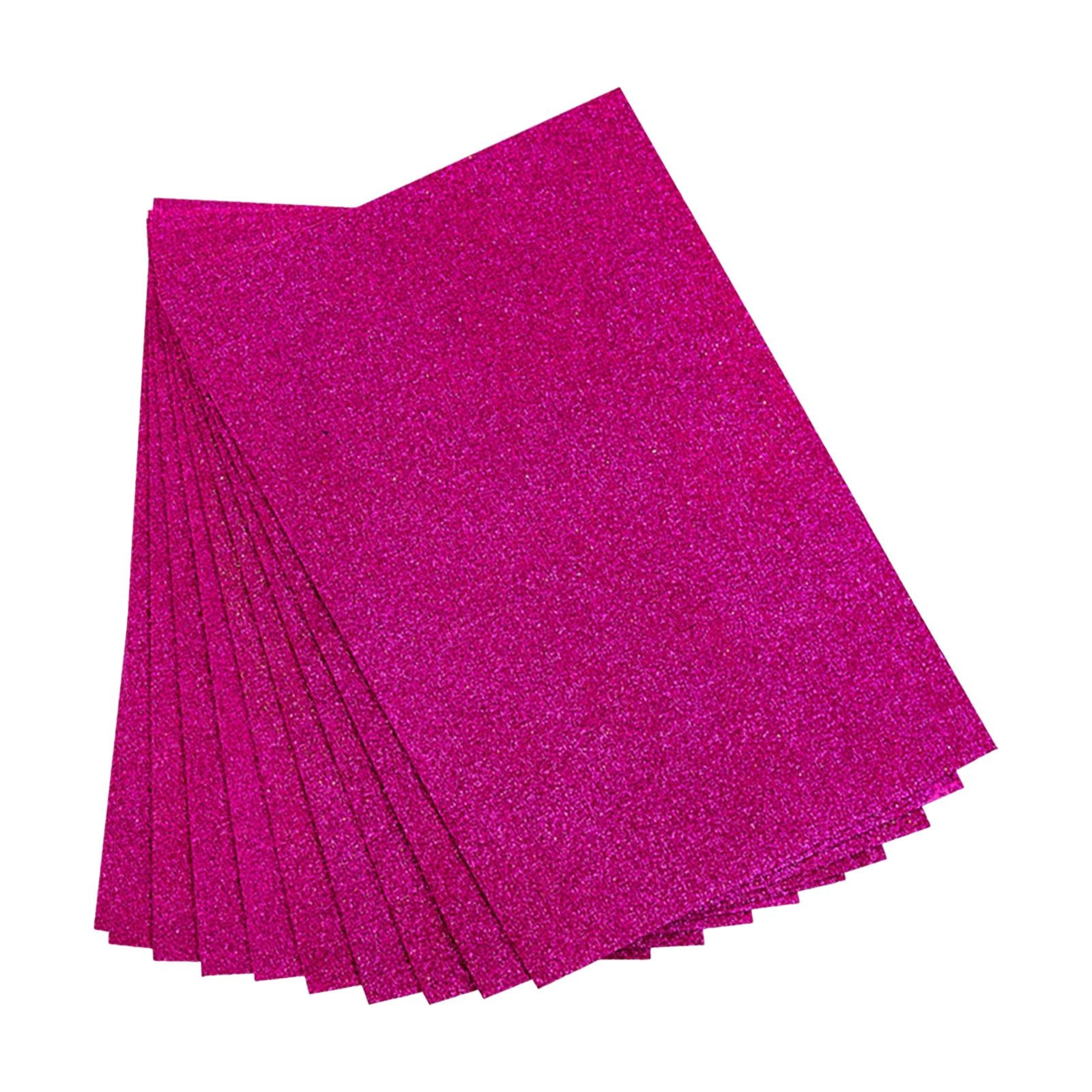 Foam Sponge Paper Sparkling 10 Pack for DIY Projects B