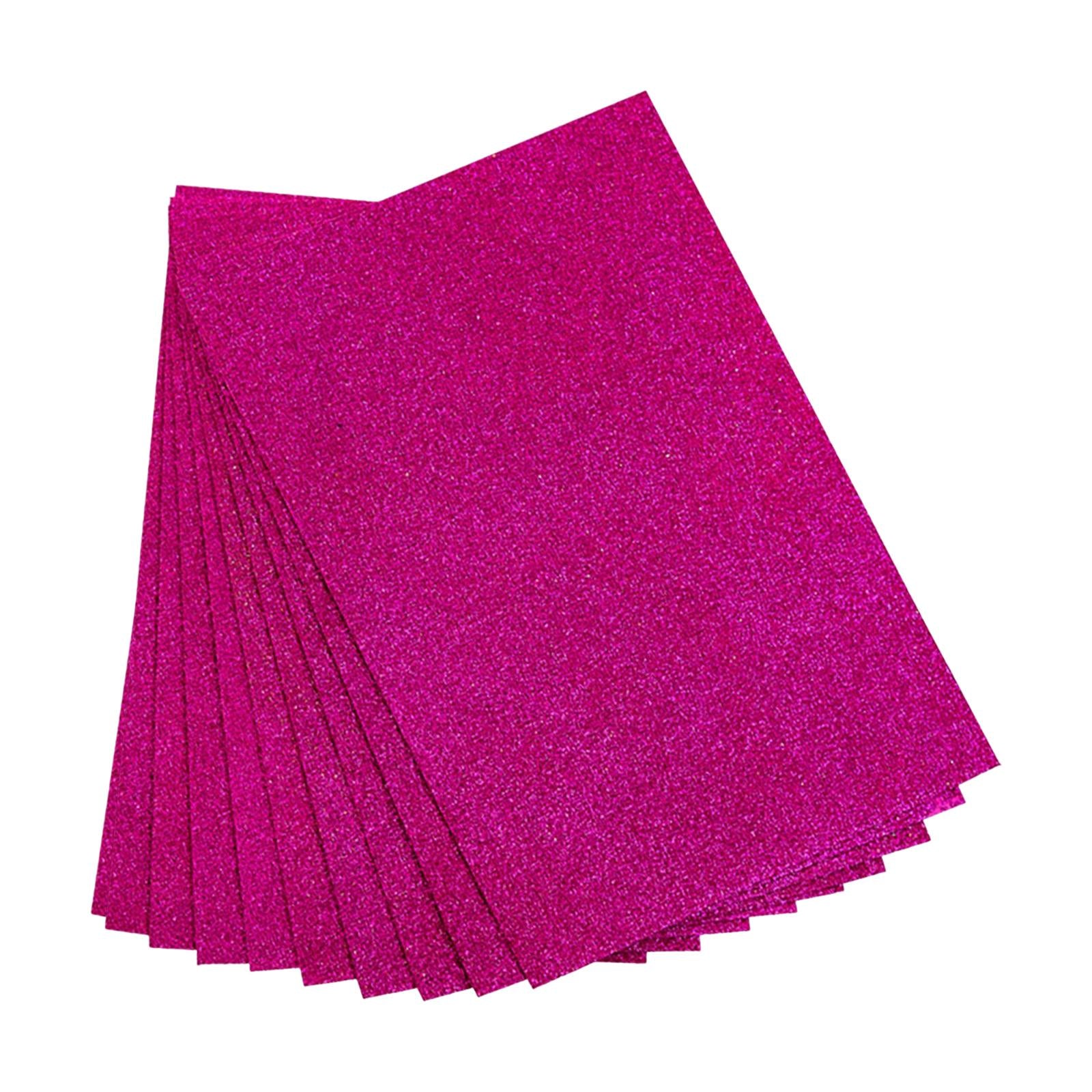 Foam Sponge Paper Sparkling 10 Pack for DIY Projects B