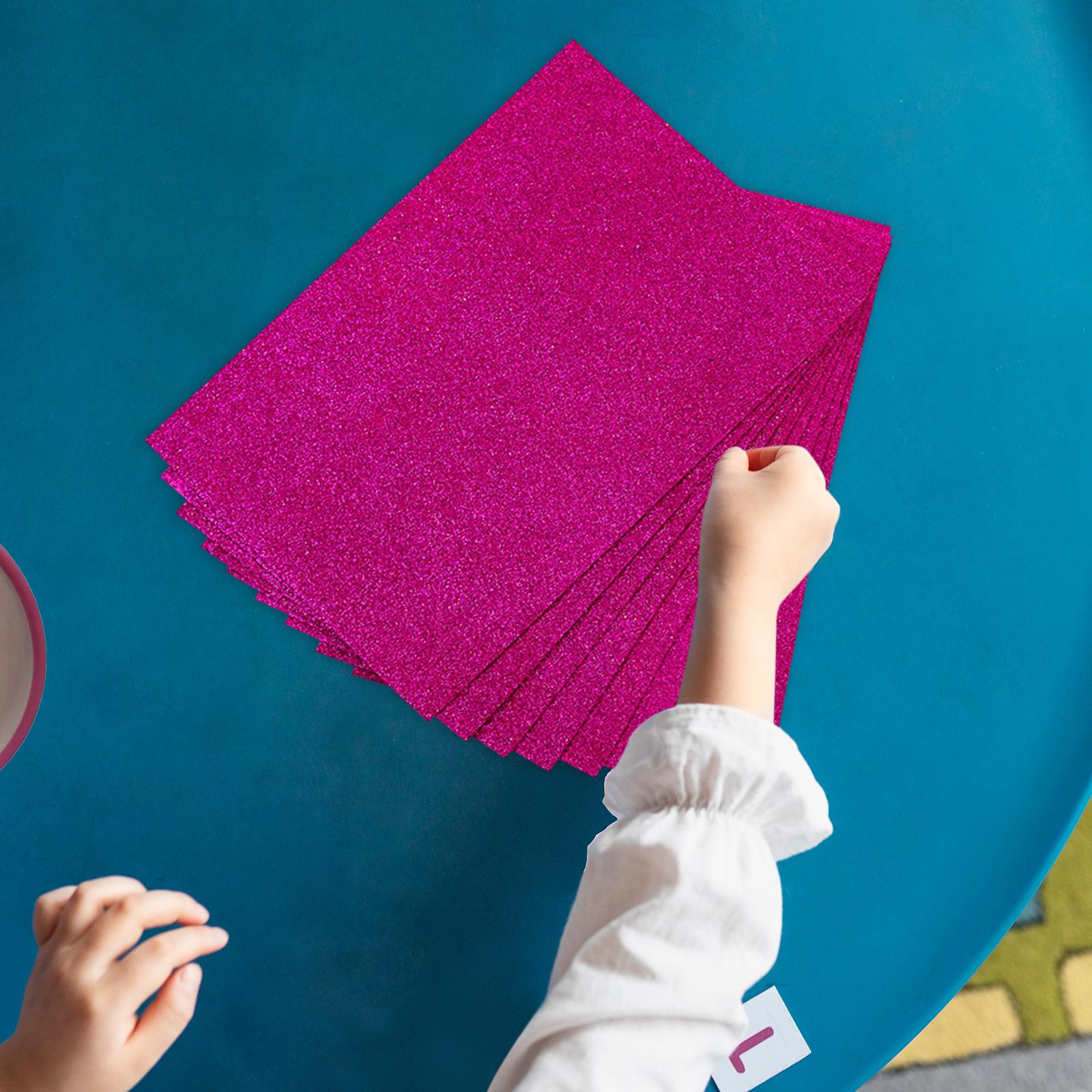 Foam Sponge Paper Sparkling 10 Pack for DIY Projects B