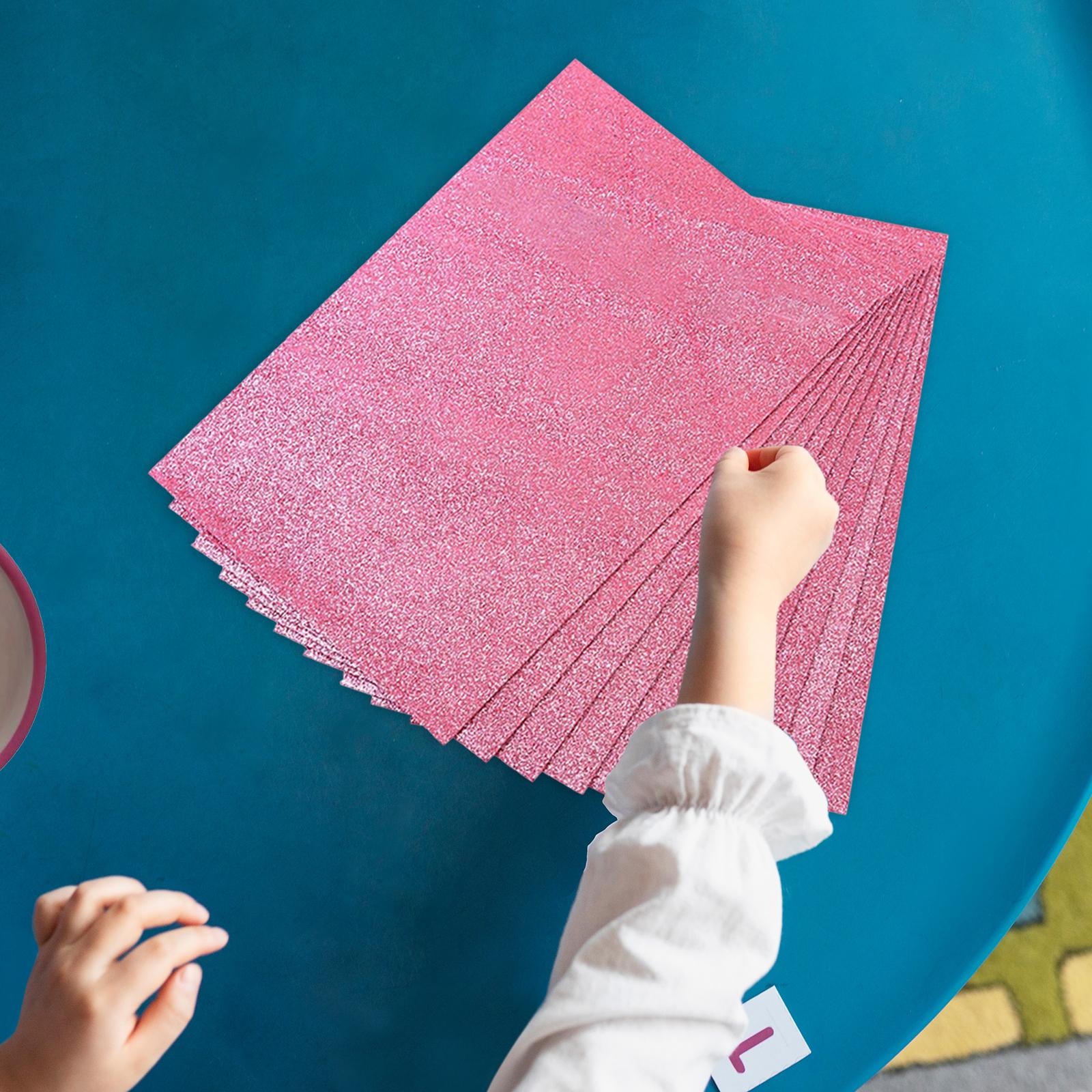 Foam Sponge Paper Sparkling 10 Pack for DIY Projects C