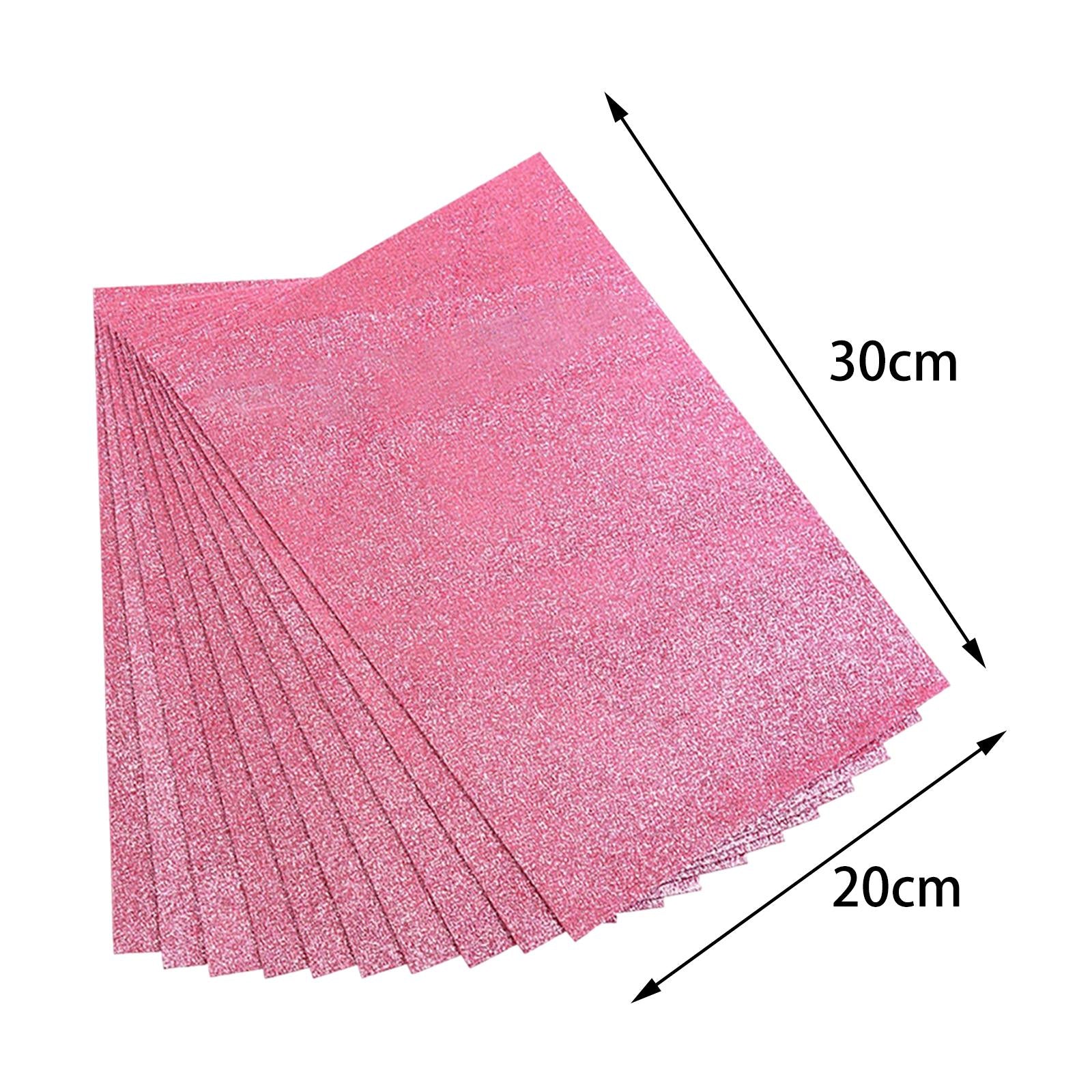 Foam Sponge Paper Sparkling 10 Pack for DIY Projects C