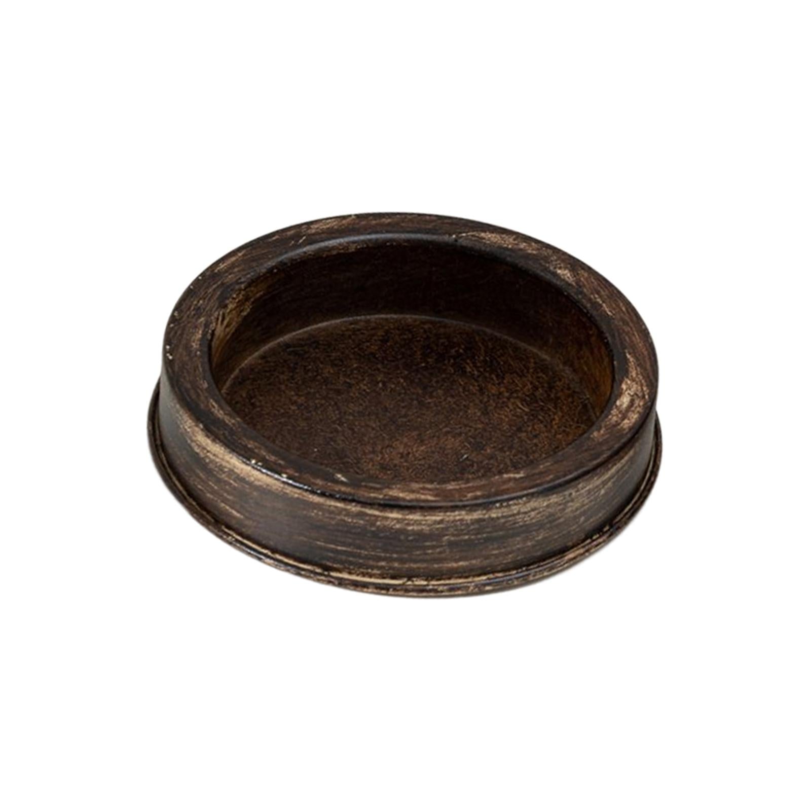 Farmhouse Candle Holder Tray Decoration Rustic for Home Countertop Bathroom Small