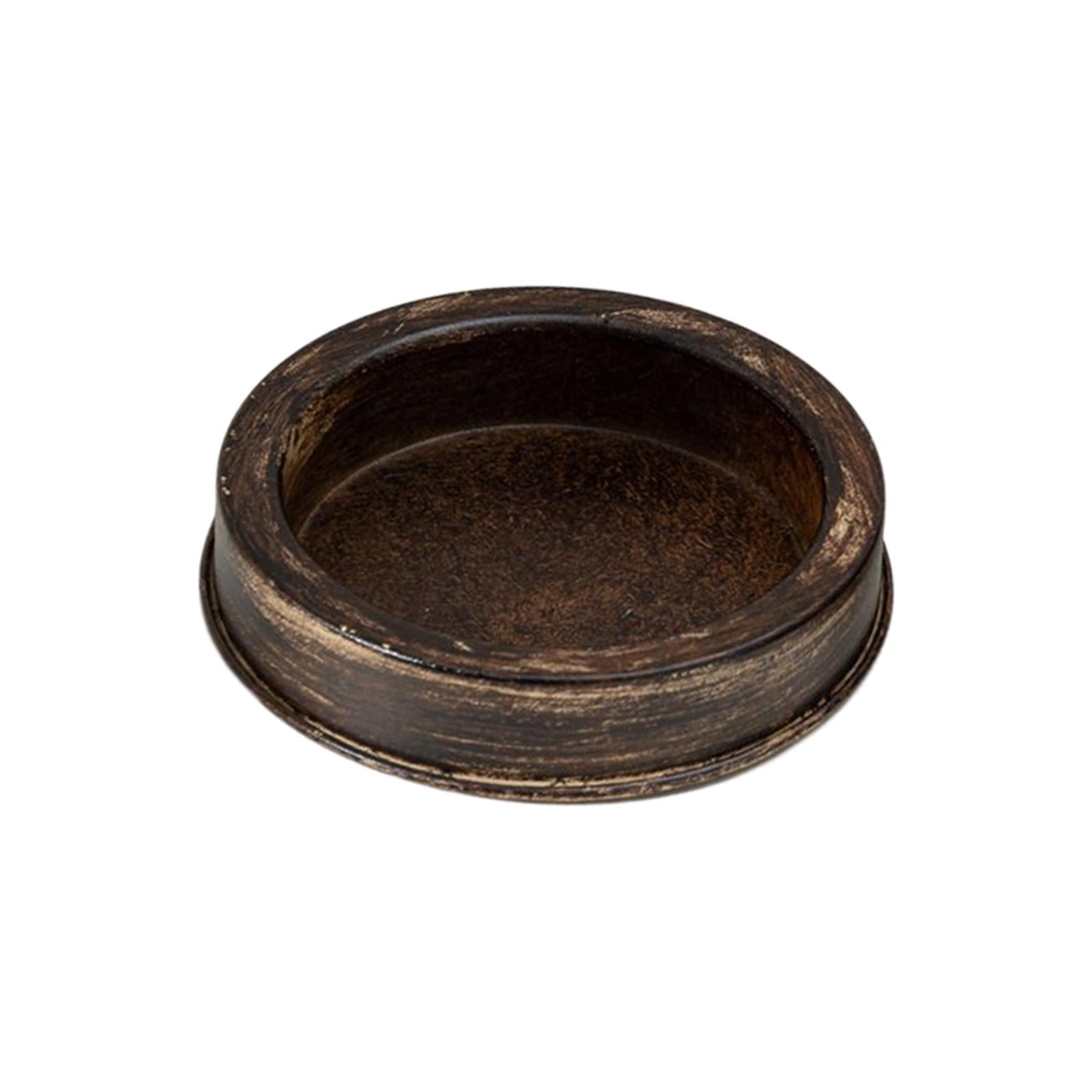 Farmhouse Candle Holder Tray Decoration Rustic for Home Countertop Bathroom Small