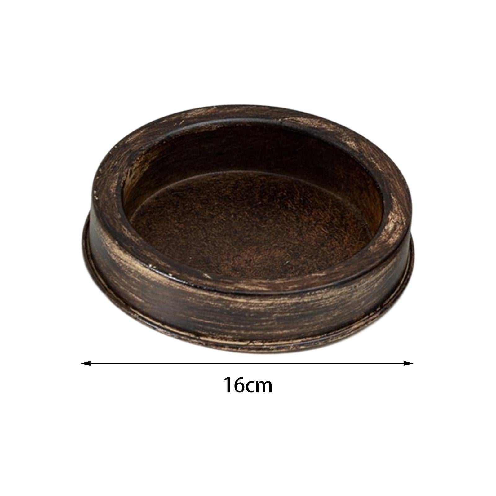 Farmhouse Candle Holder Tray Decoration Rustic for Home Countertop Bathroom Small
