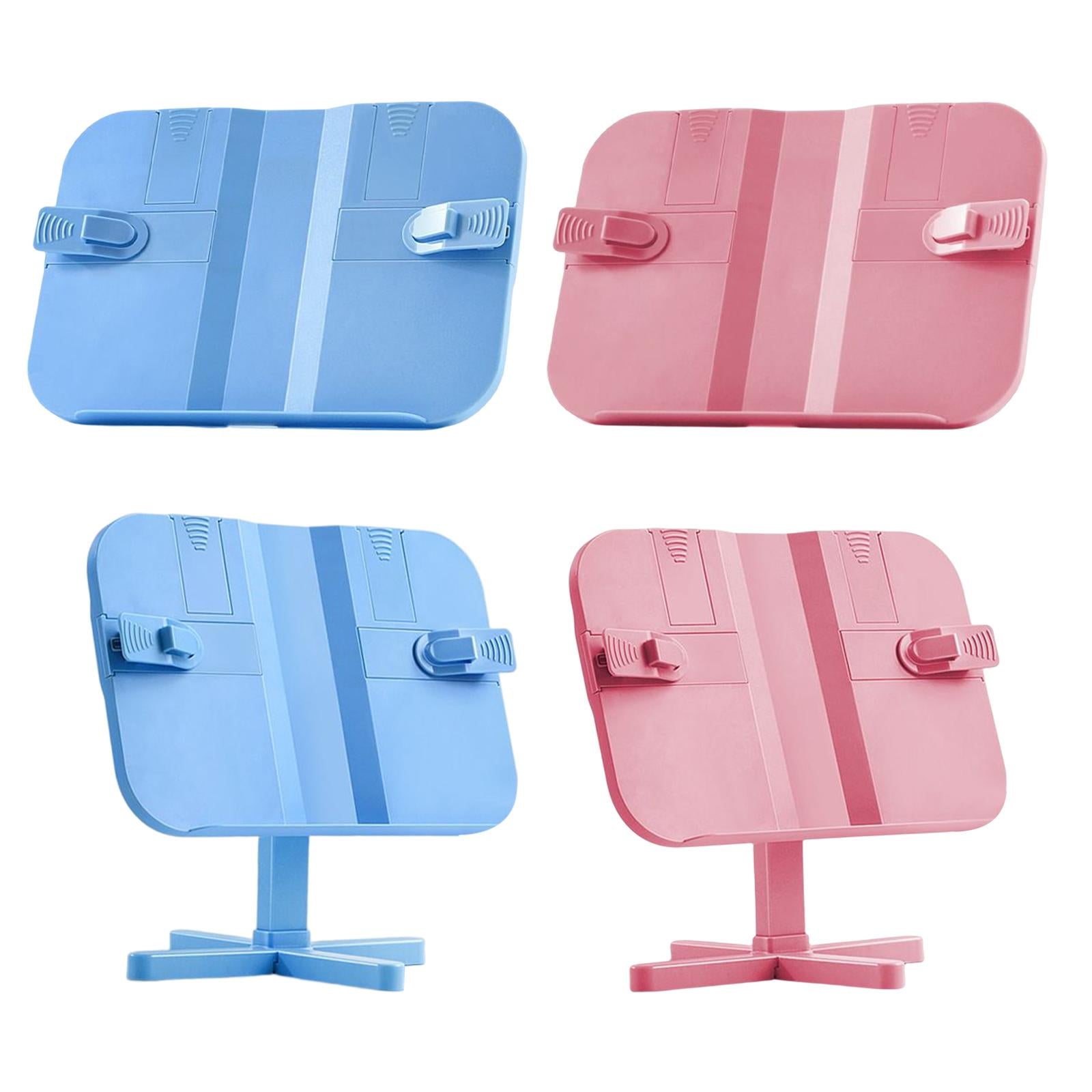 reading book stand Gifts Lightweight Shelf Reading Rest for Reading Recipes Adjustable Blue