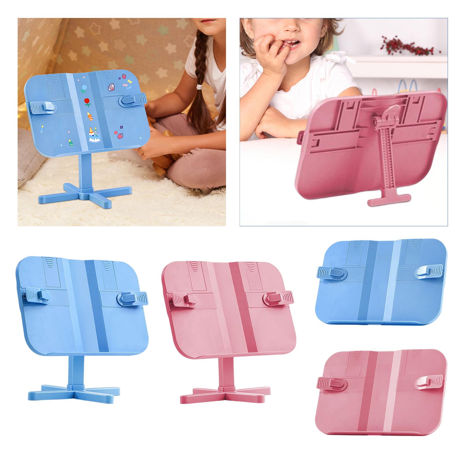 reading book stand Gifts Lightweight Shelf Reading Rest for Reading Recipes Adjustable Blue