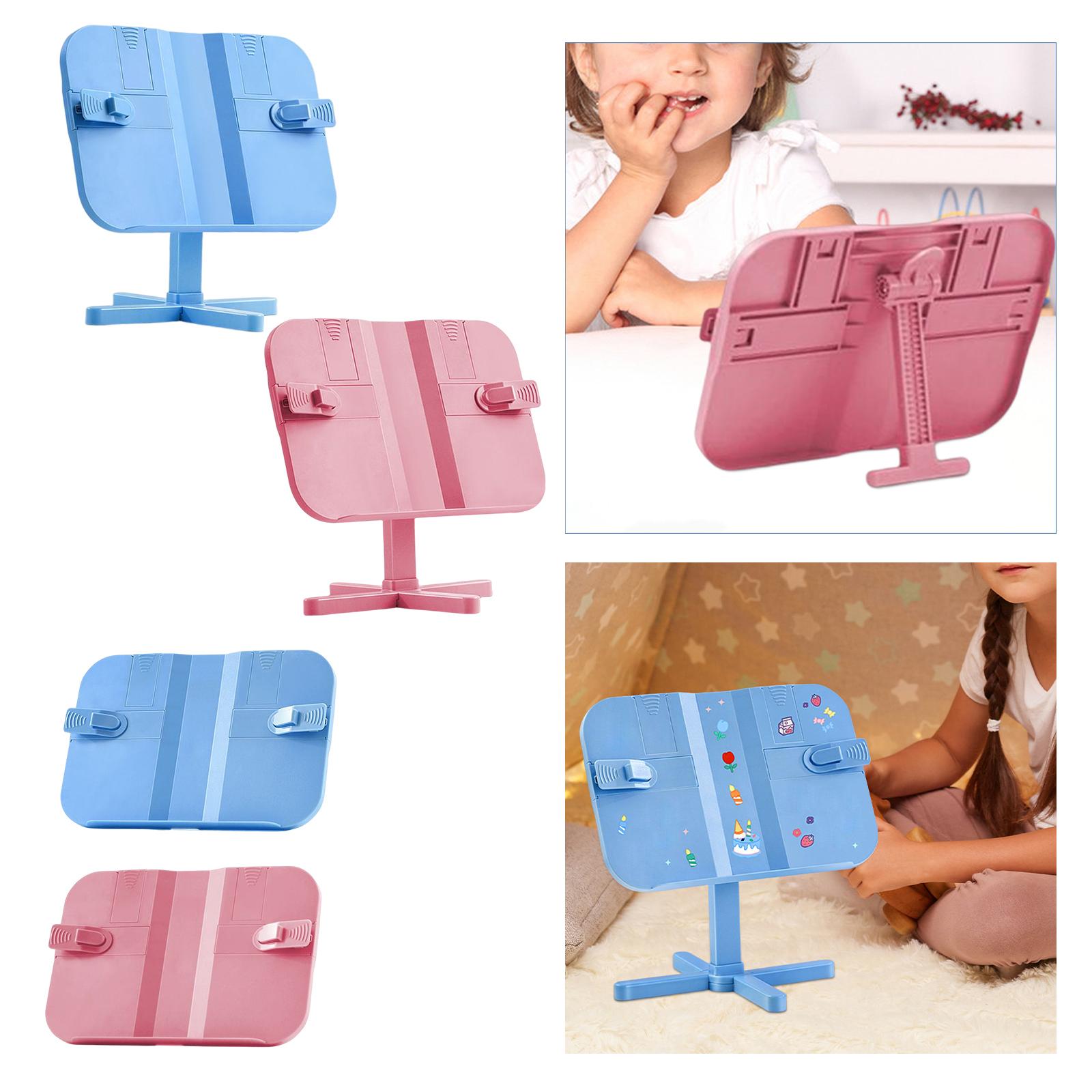 reading book stand Gifts Lightweight Shelf Reading Rest for Reading Recipes Adjustable Blue
