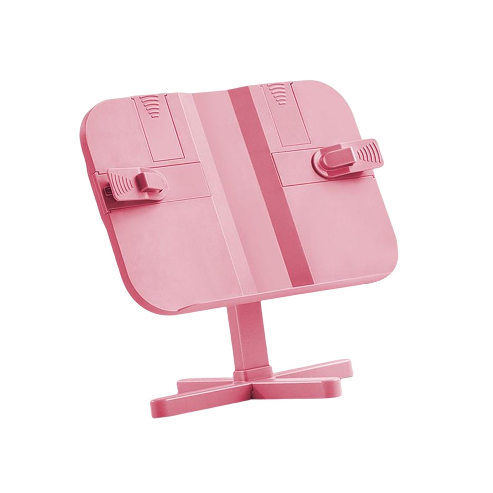 reading book stand Gifts Lightweight Shelf Reading Rest for Reading Recipes Adjustable Pink