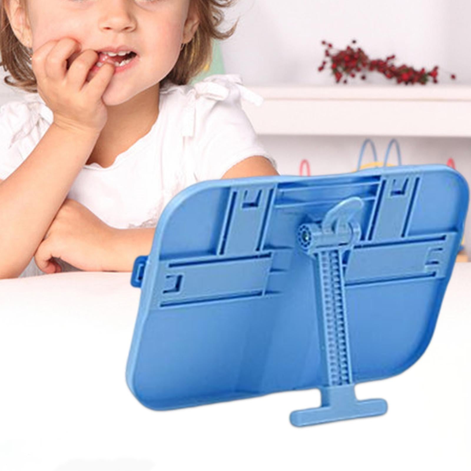 reading book stand Gifts Lightweight Shelf Reading Rest for Reading Recipes blue