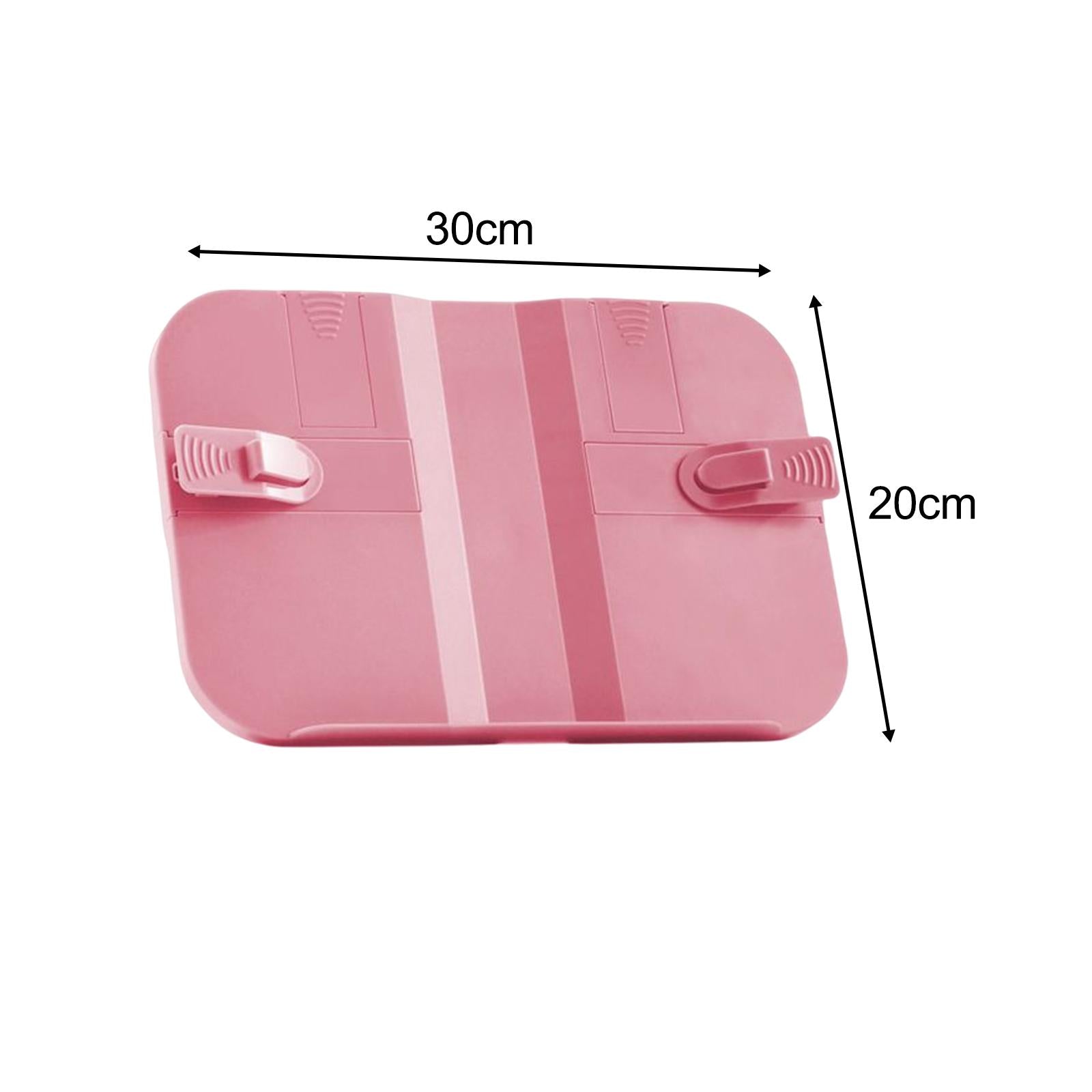 reading book stand Gifts Lightweight Shelf Reading Rest for Reading Recipes Standard Pink