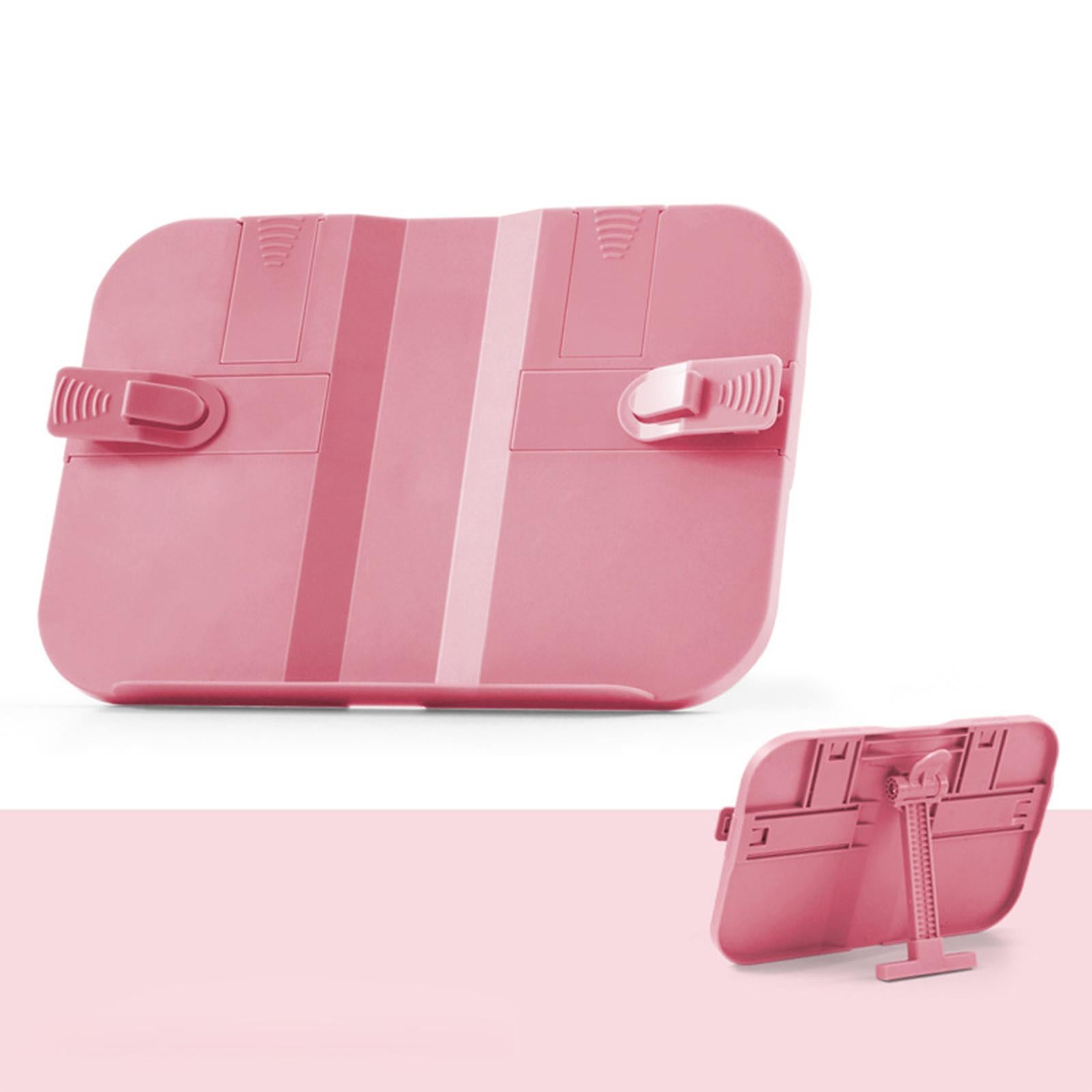 reading book stand Gifts Lightweight Shelf Reading Rest for Reading Recipes Standard Pink