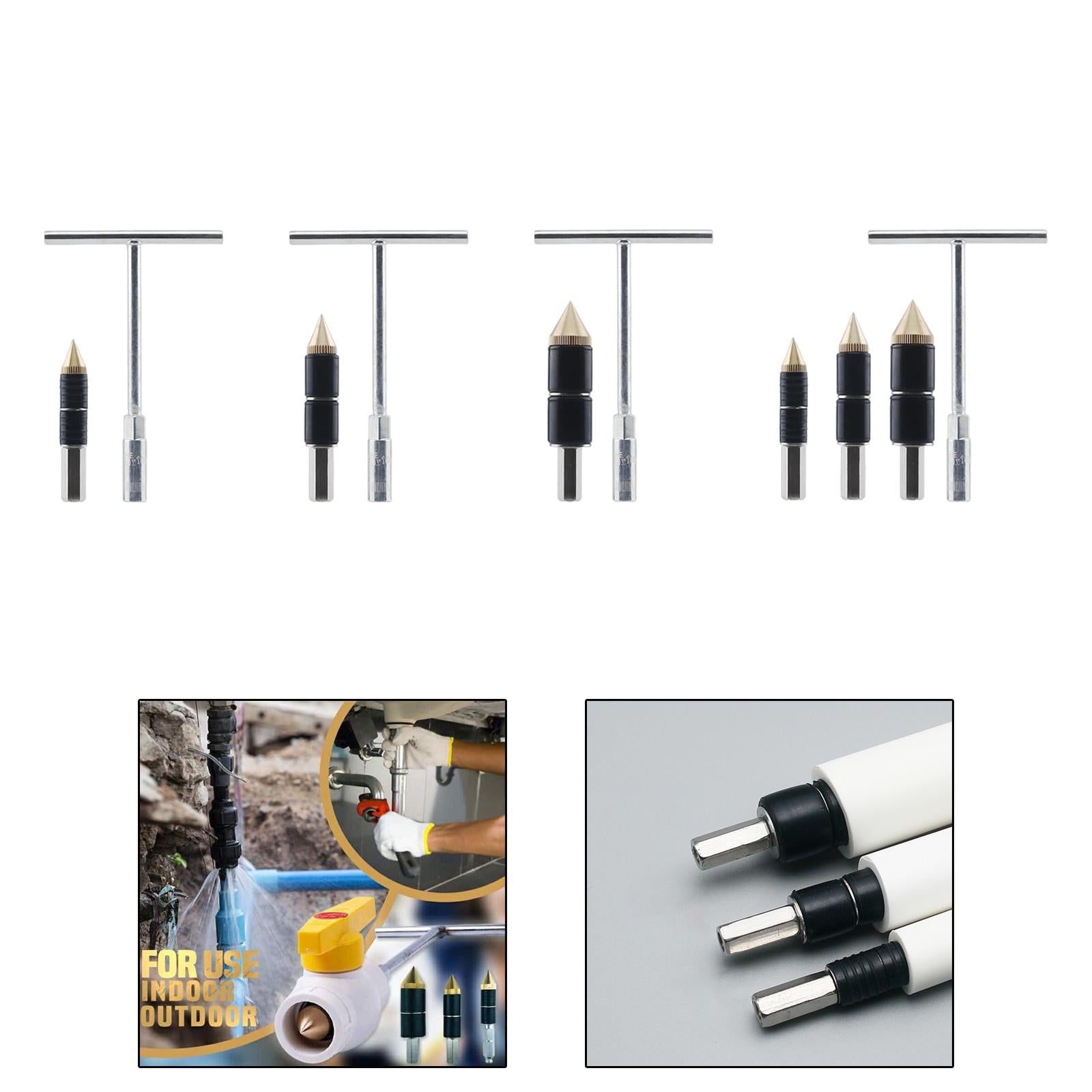 Hot-Melt Water Stop Pins Stainless Steel for Sink Counter Plugging Washroom 0.5inch