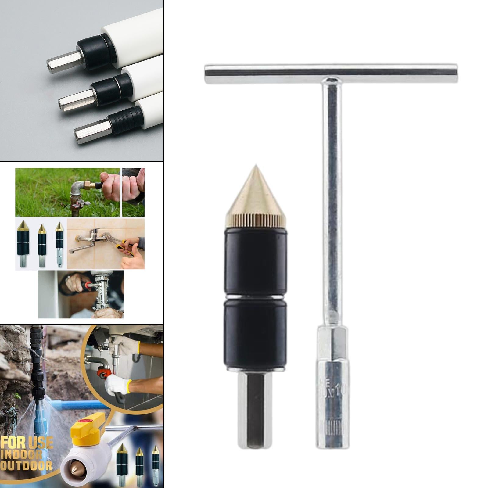 Hot-Melt Water Stop Pins Stainless Steel for Sink Counter Plugging Washroom 1inch