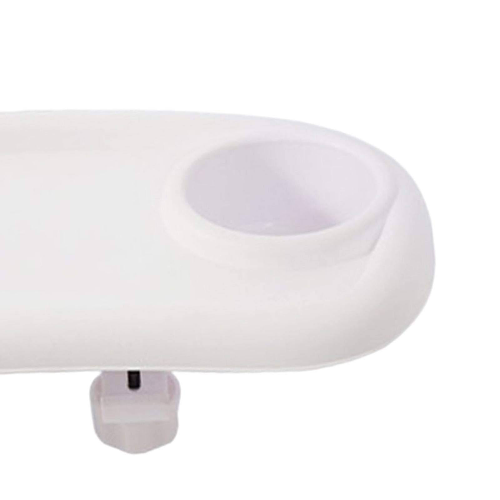Baby Stroller Tray Dinner Table Detachable Drinks Holder for Eating Travel White