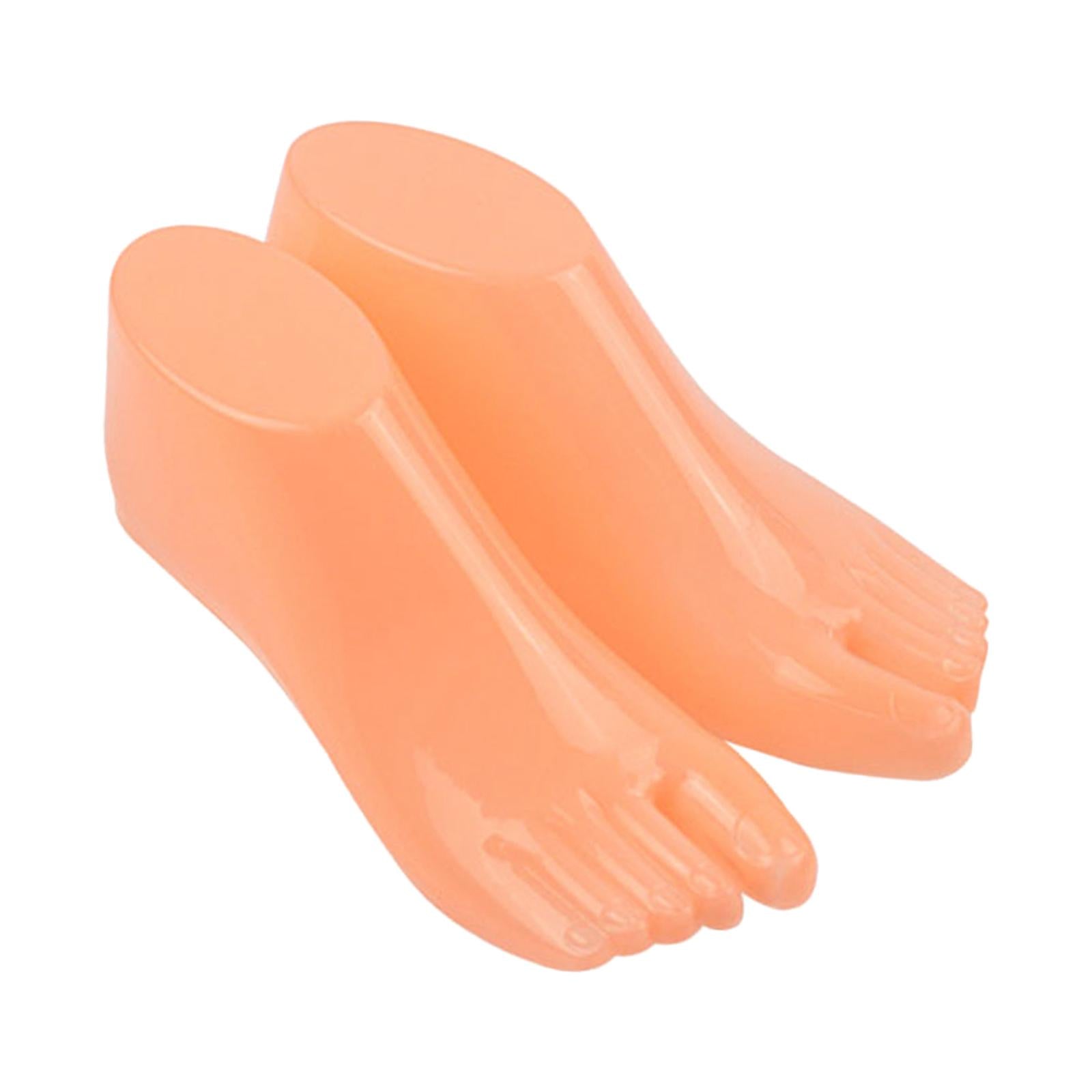 1 Pair Mannequin Modeling Feet for Ankle Bracelet Socks Model Display Stand Child