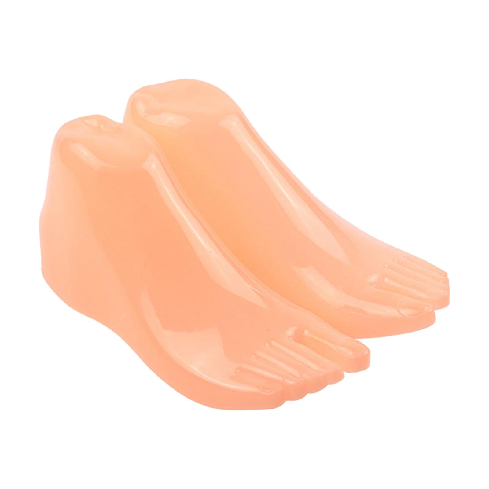 1 Pair Mannequin Modeling Feet for Ankle Bracelet Socks Model Display Stand Women