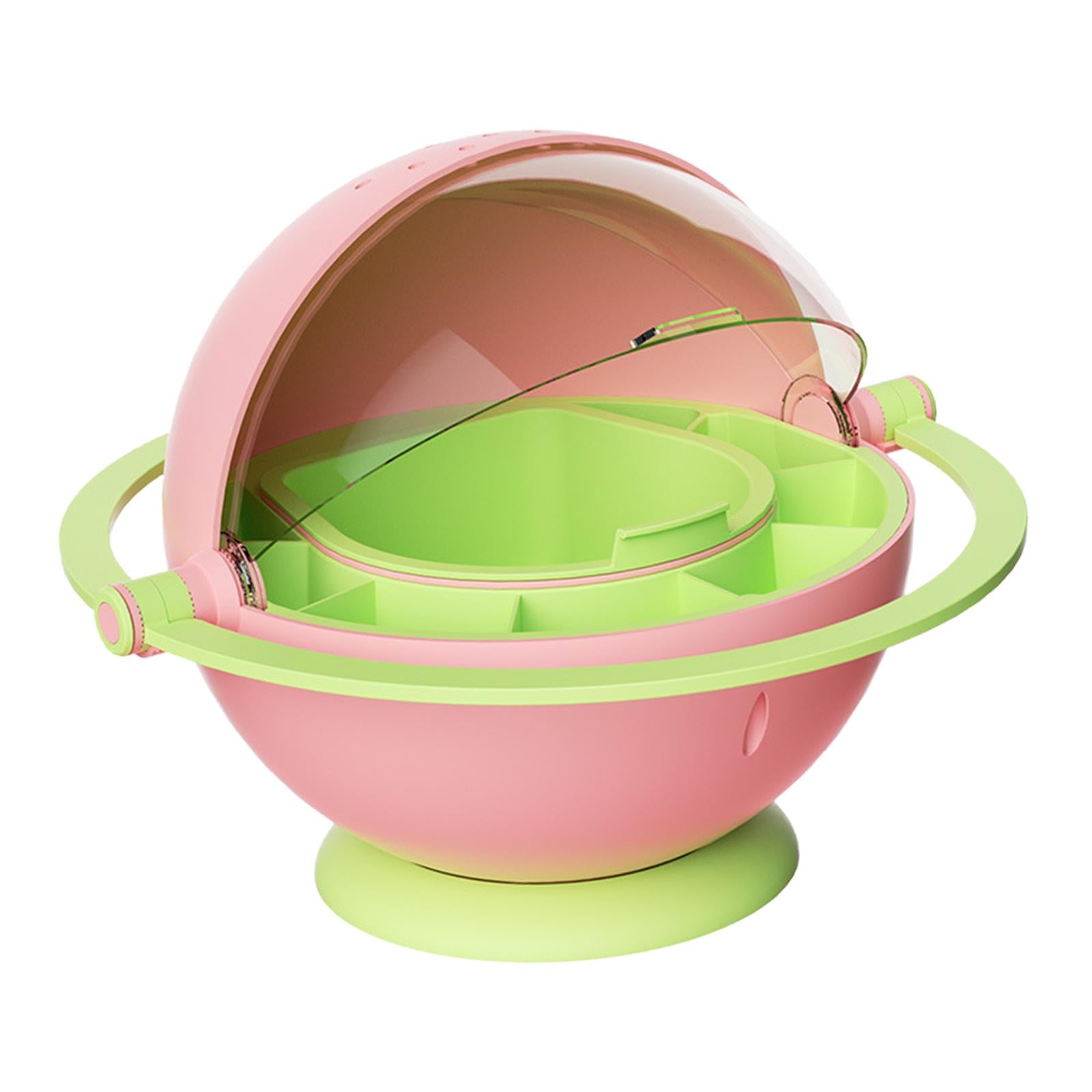 Small Animal Breeding Case Transport Container Accessories for Kids Children Pink