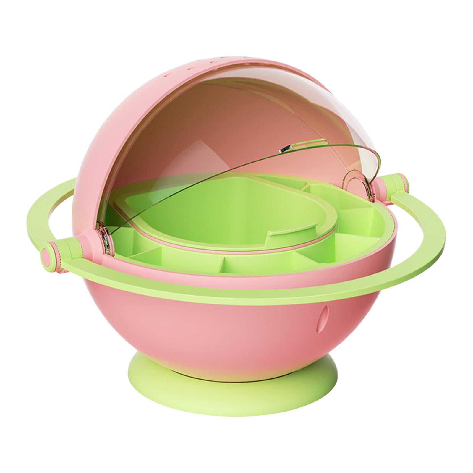 Small Animal Breeding Case Transport Container Accessories for Kids Children Pink
