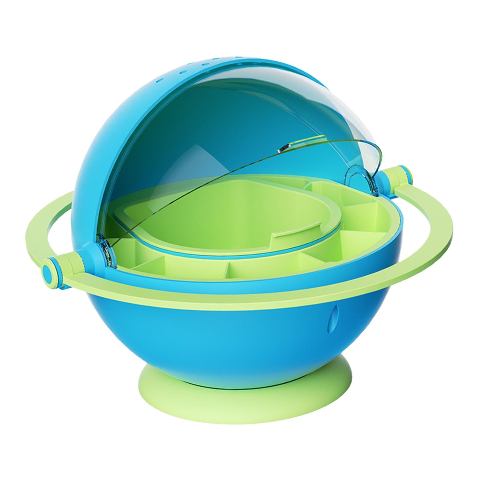 Small Animal Breeding Case Transport Container Accessories for Kids Children Blue