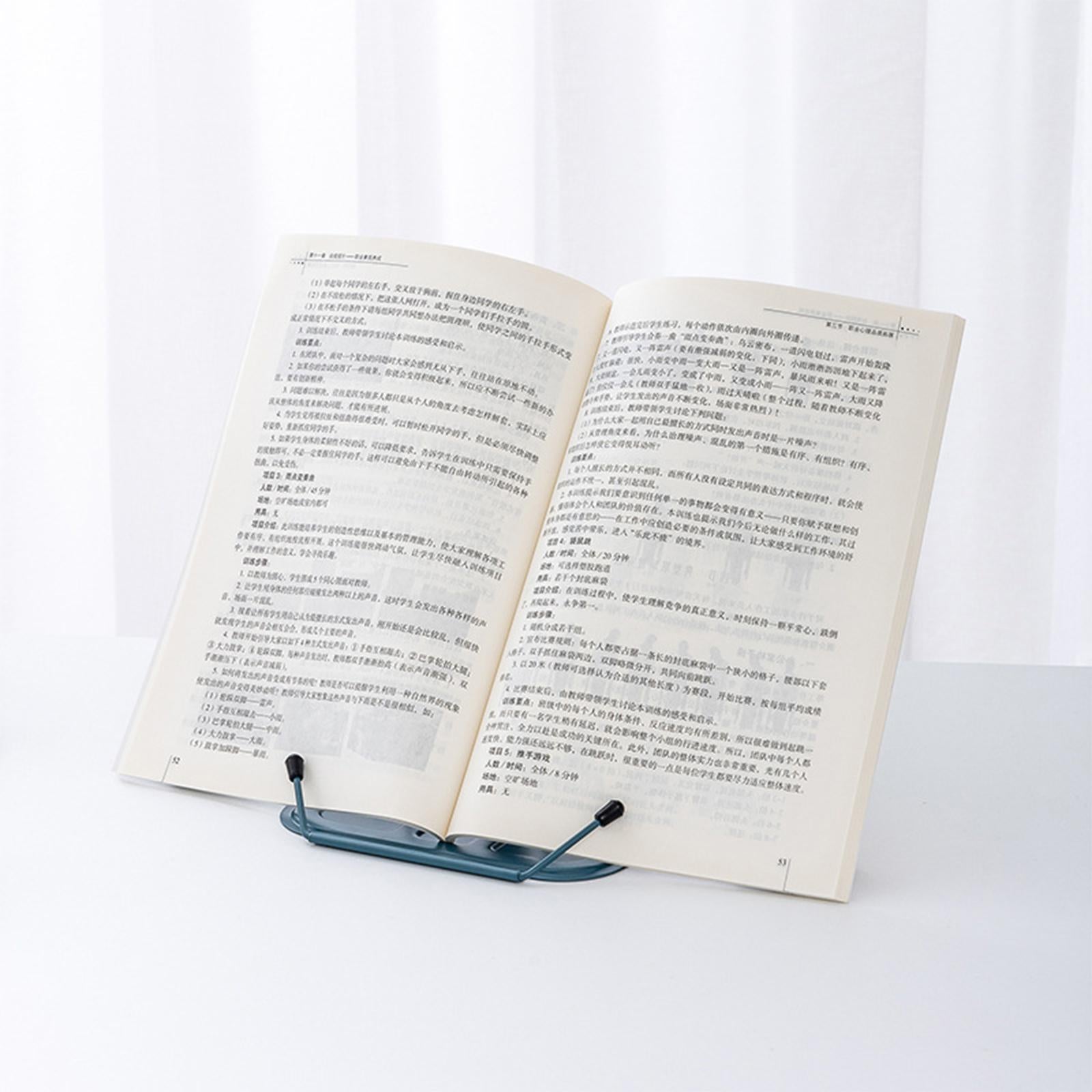 Portable Cookbook Holder Organizer Display Lightweight for Reading Cookbooks violet