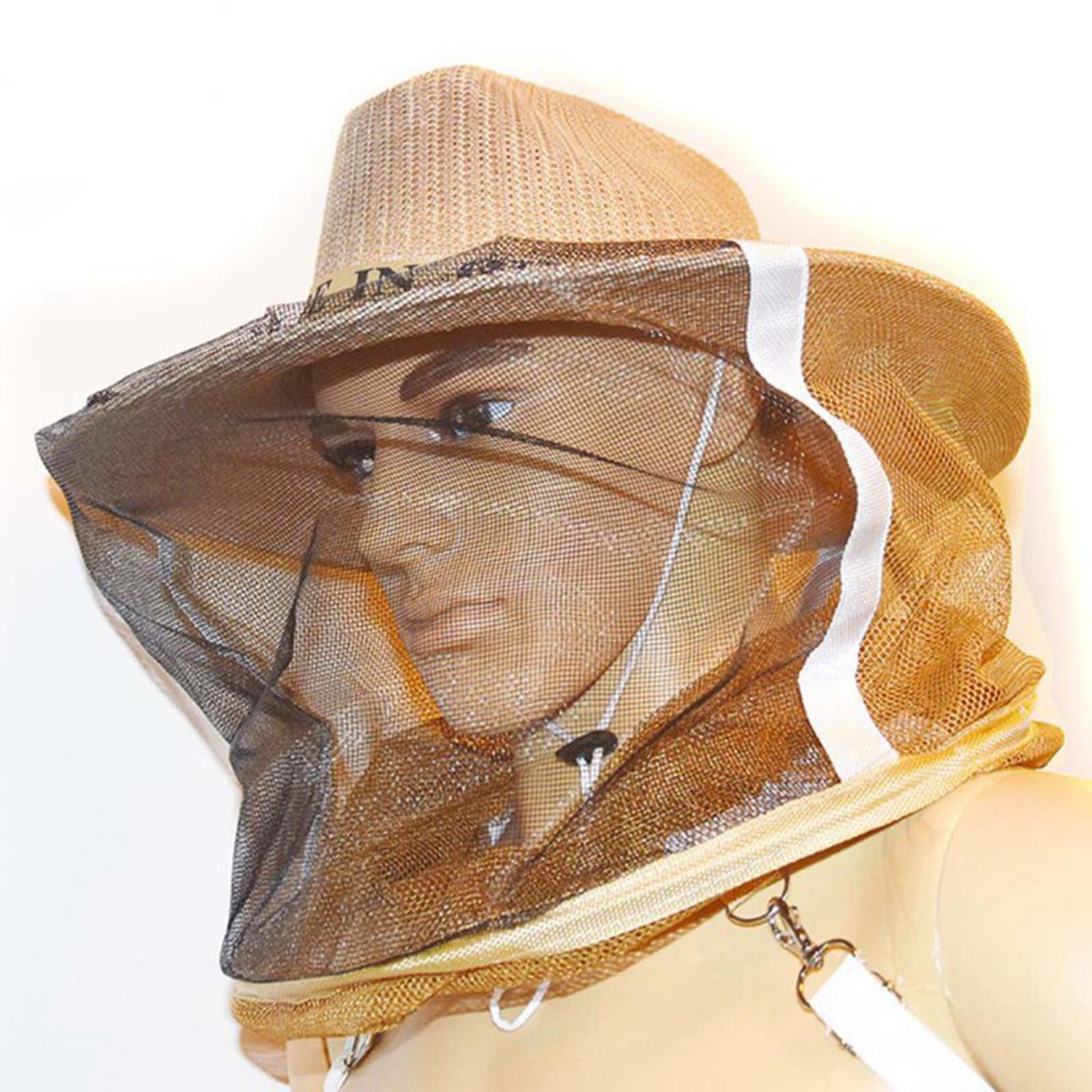Beekeeper Veil Hat Cowboy Hat for Beginner Fishermen Professional Beekeeper A