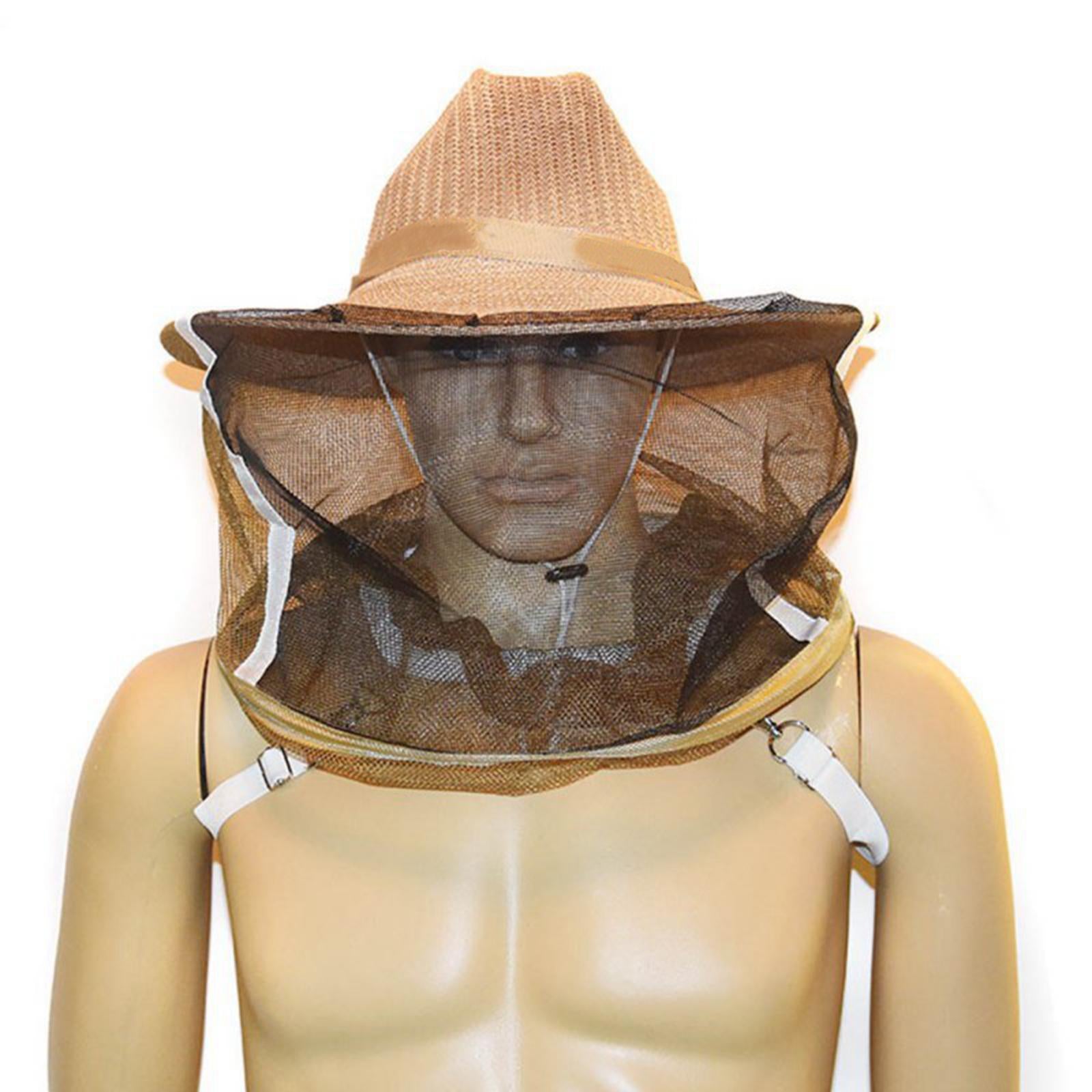 Beekeeper Veil Hat Cowboy Hat for Beginner Fishermen Professional Beekeeper B