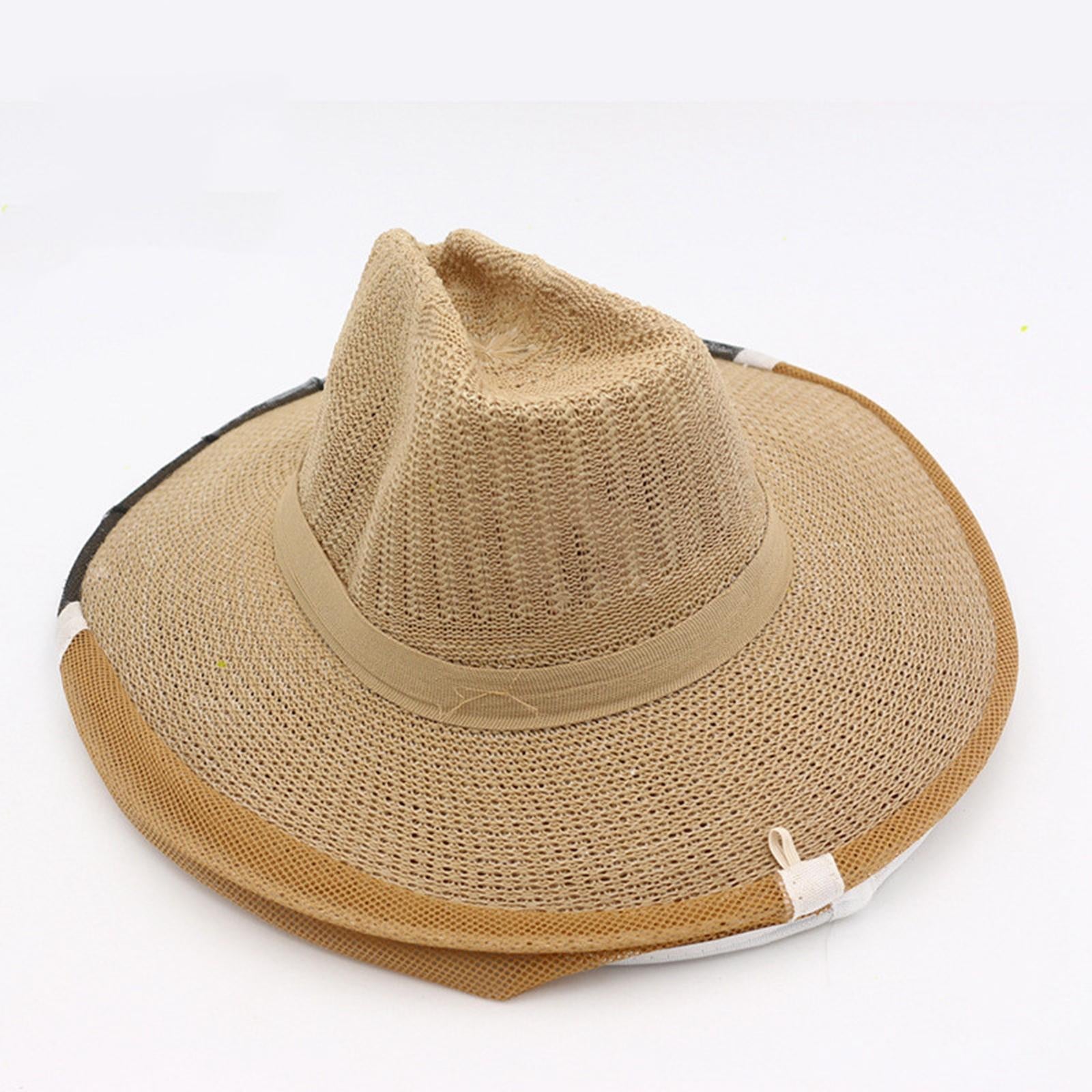 Beekeeper Veil Hat Cowboy Hat for Beginner Fishermen Professional Beekeeper B