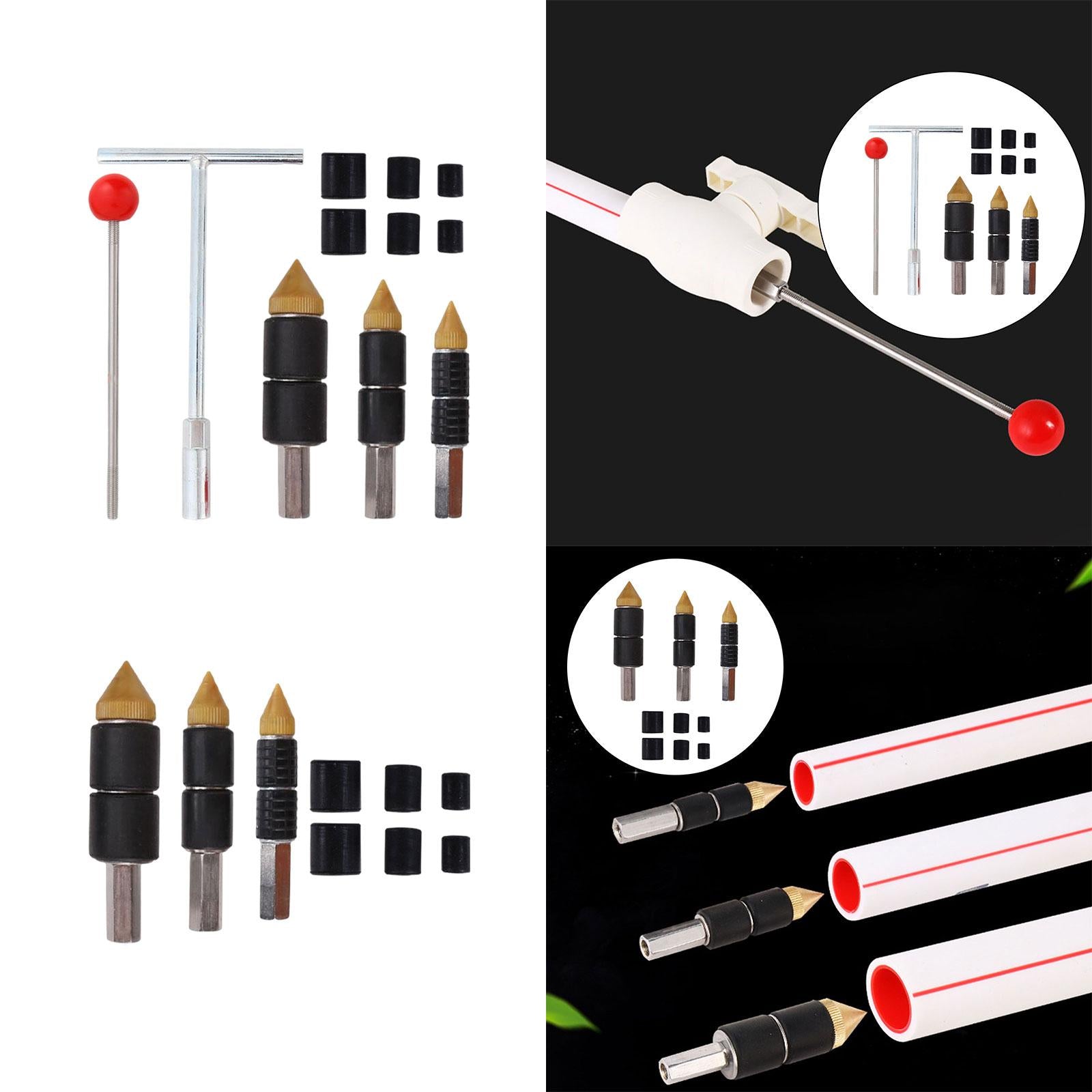 Universal Hot Melt Water Stop Pin for Repair Wall Corners Through Wall Pipes with wrench