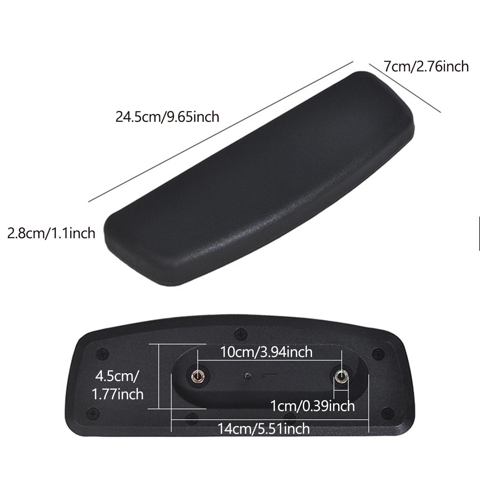 2 Pieces Office Chair Replacement Arm Pads Office Chair Parts for Armchair