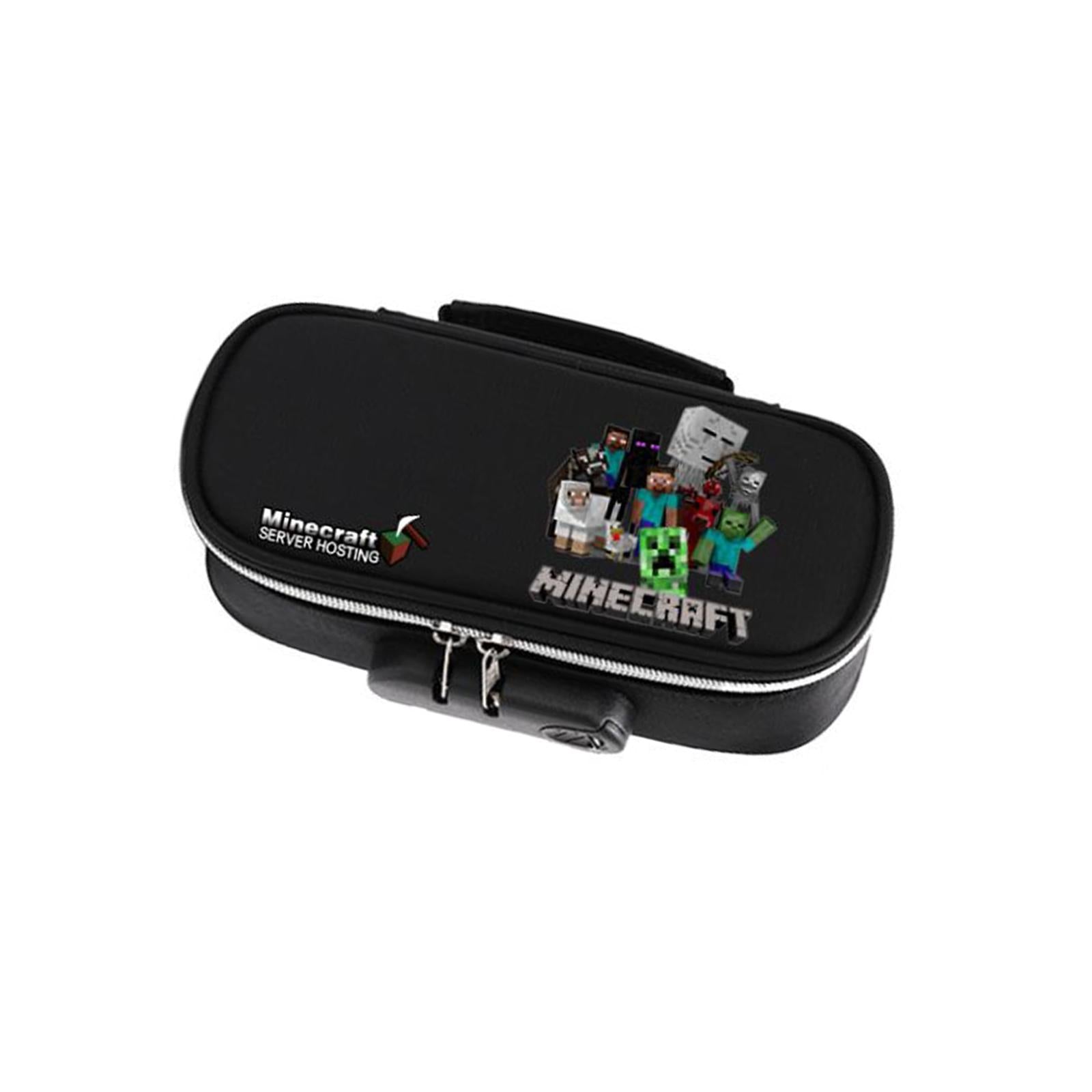 Marker Pen Pouch Zipper Office Organizer Bag Portable for School Grils Boys Style B