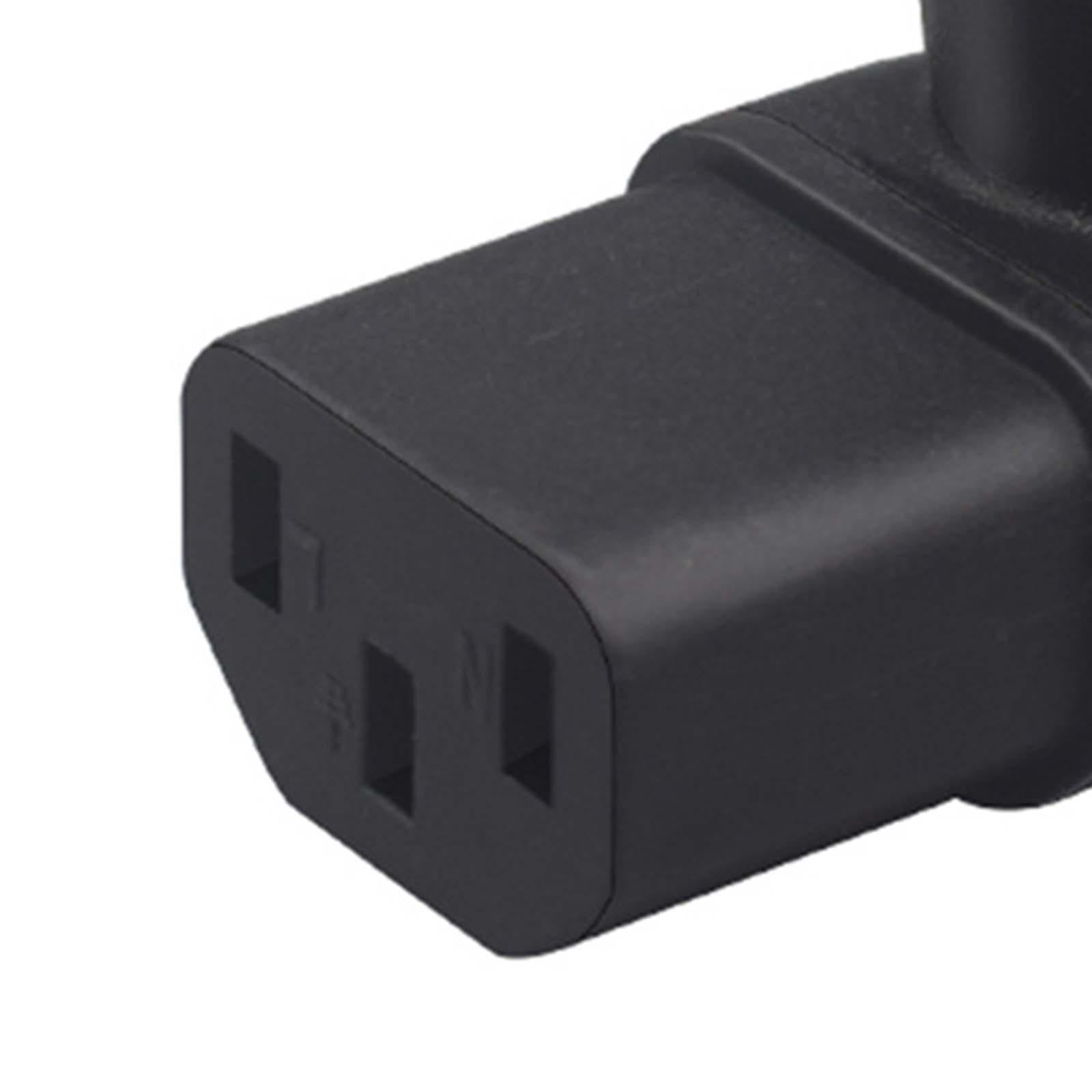 5-15P Male to IEC 320 C13 Female Adapter for PC Monitor Small Rice Cookers