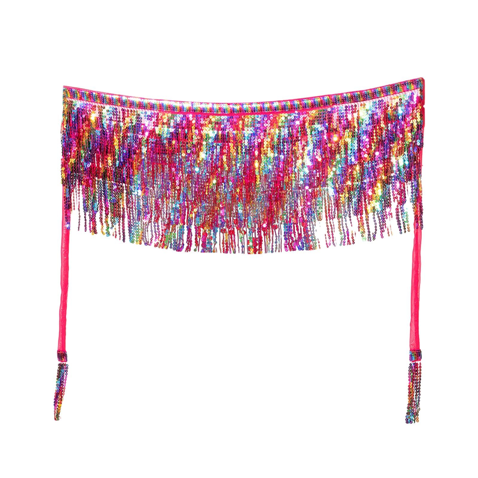 Belly Dance Hip Scarf Festival Outfit for Dancing Practice Performance