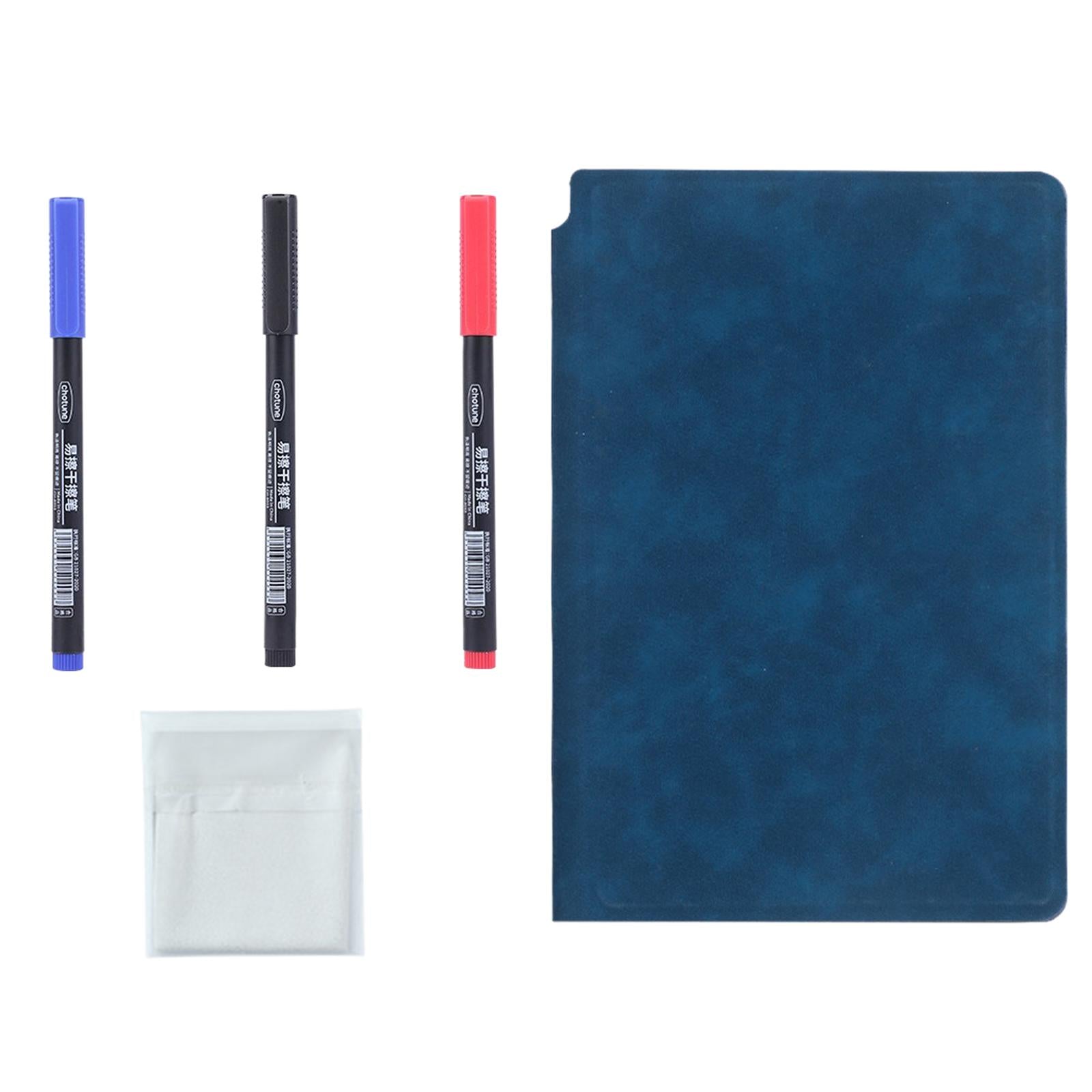 Smart Reusable Notebook Diary planner Notepad for Home Planning Drawing Dark Blue