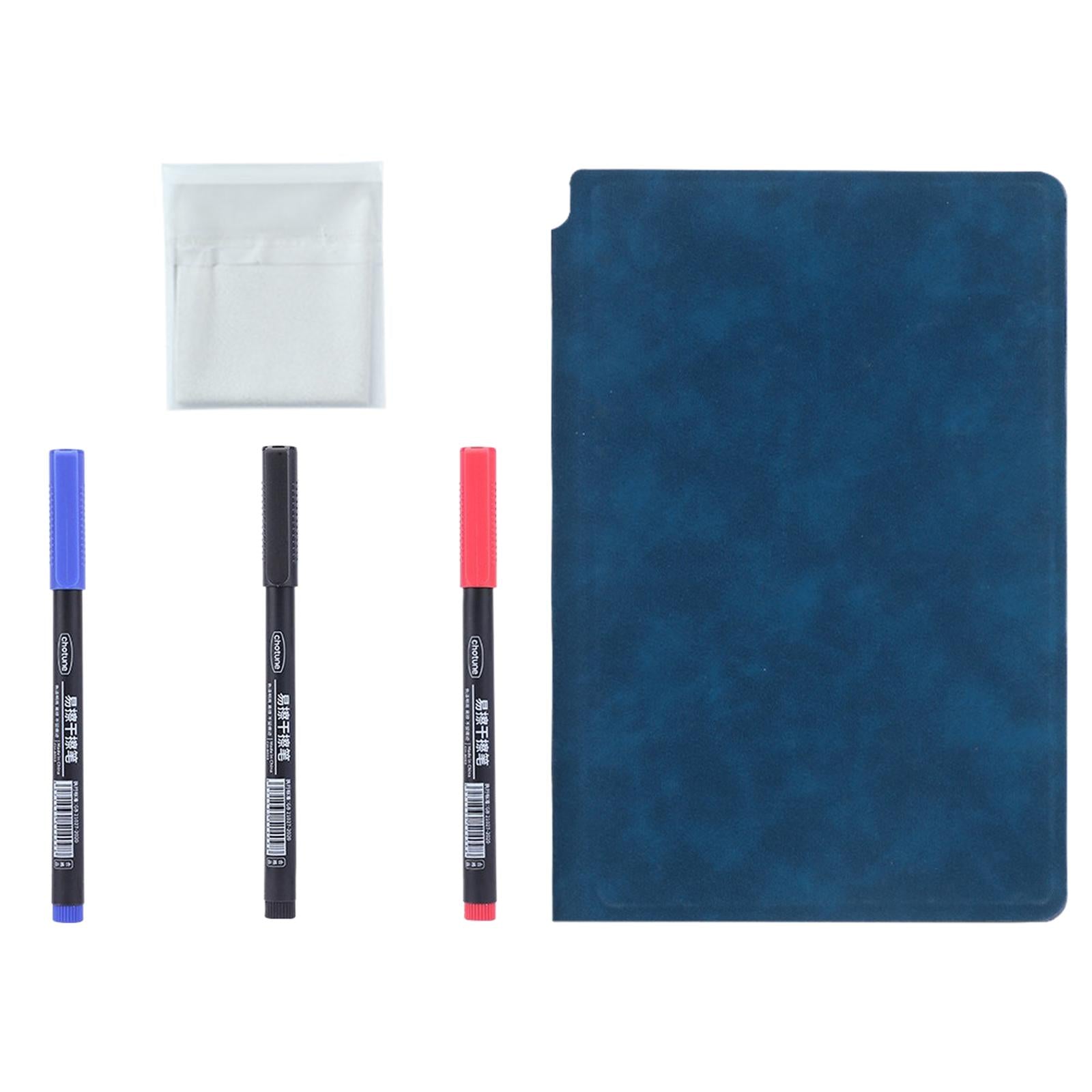 Smart Reusable Notebook Diary planner Notepad for Home Planning Drawing Dark Blue