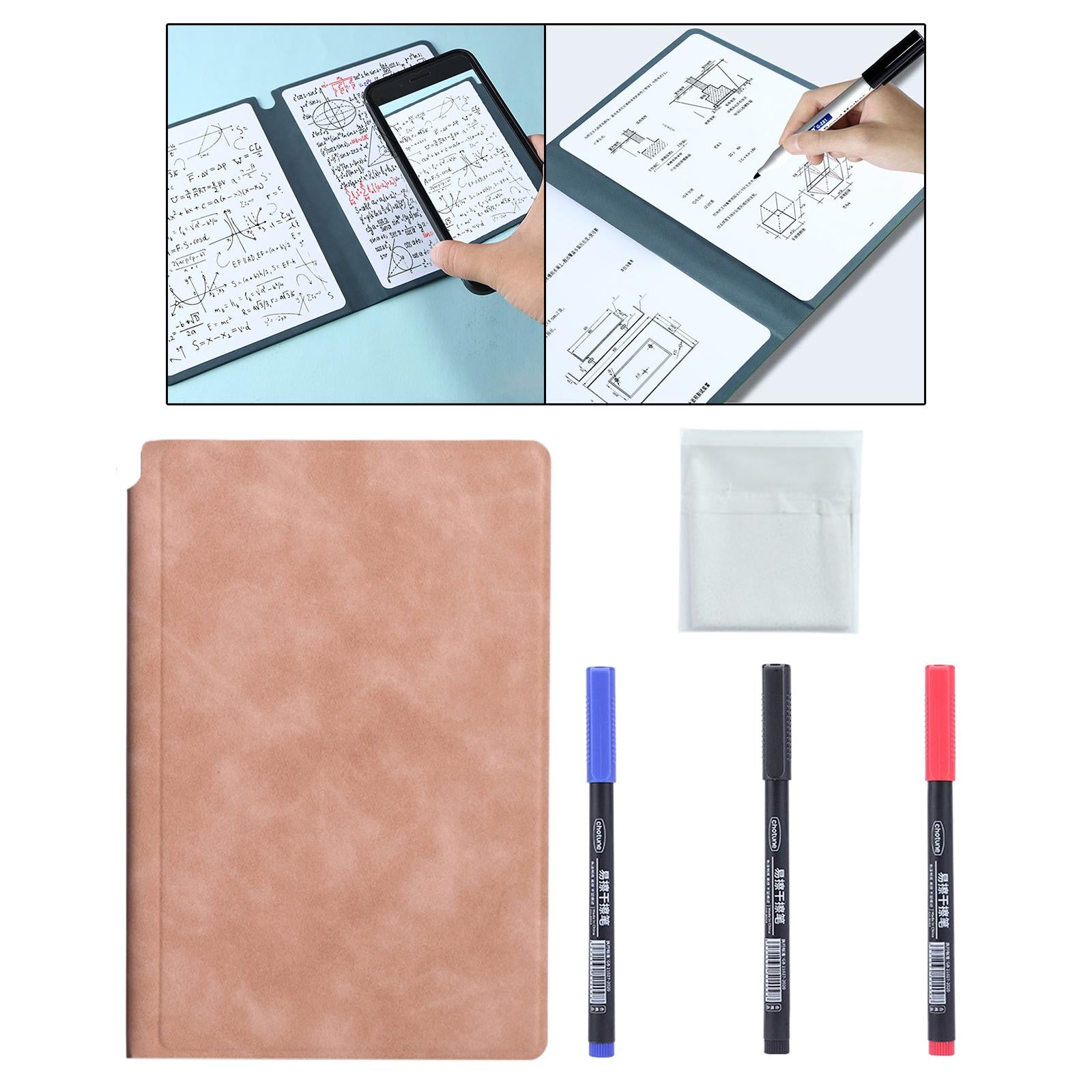 Smart Reusable Notebook Diary planner Notepad for Home Planning Drawing Pink