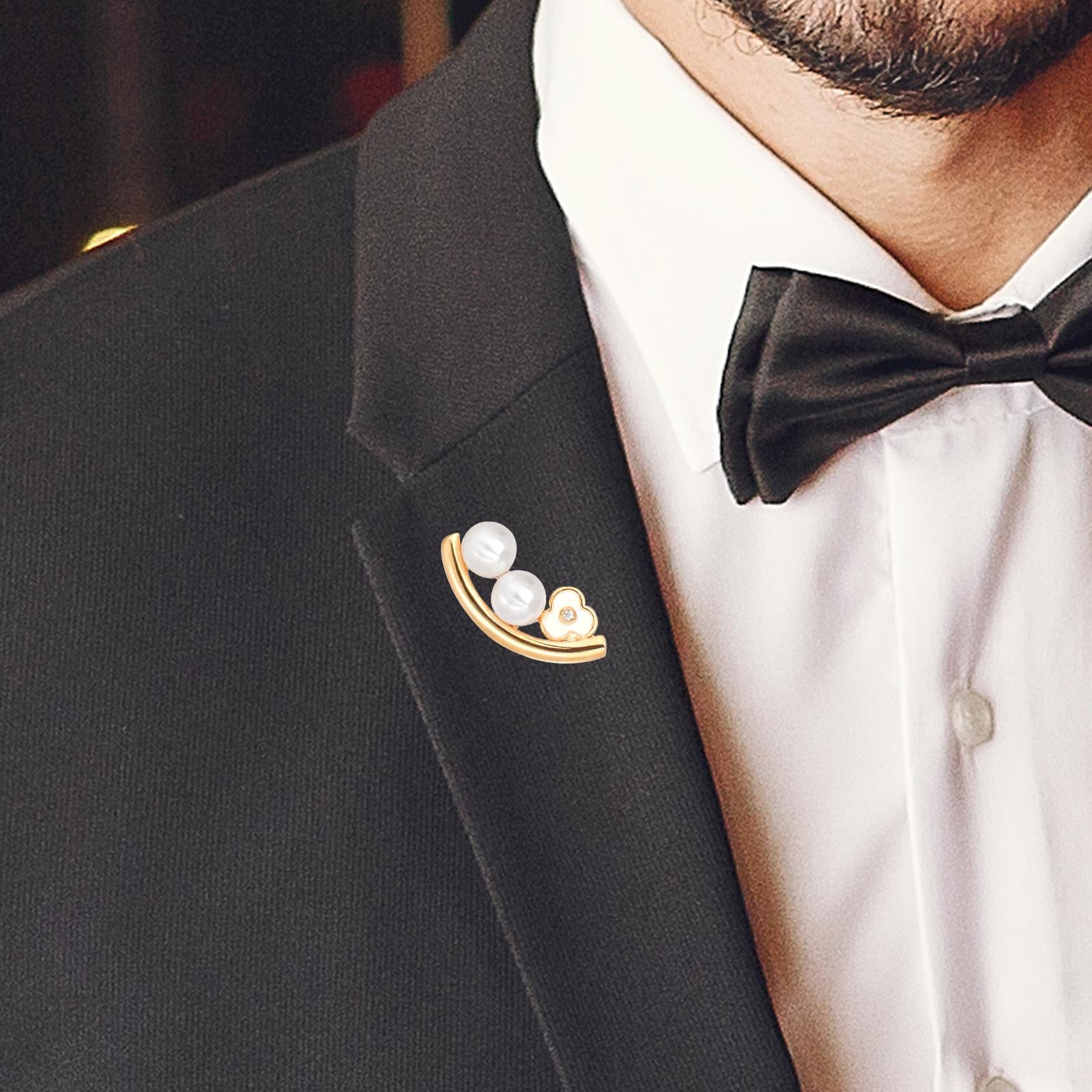 Brooch Pin Dress Accessories Exquisite Charms Badge for Dating Anniversary