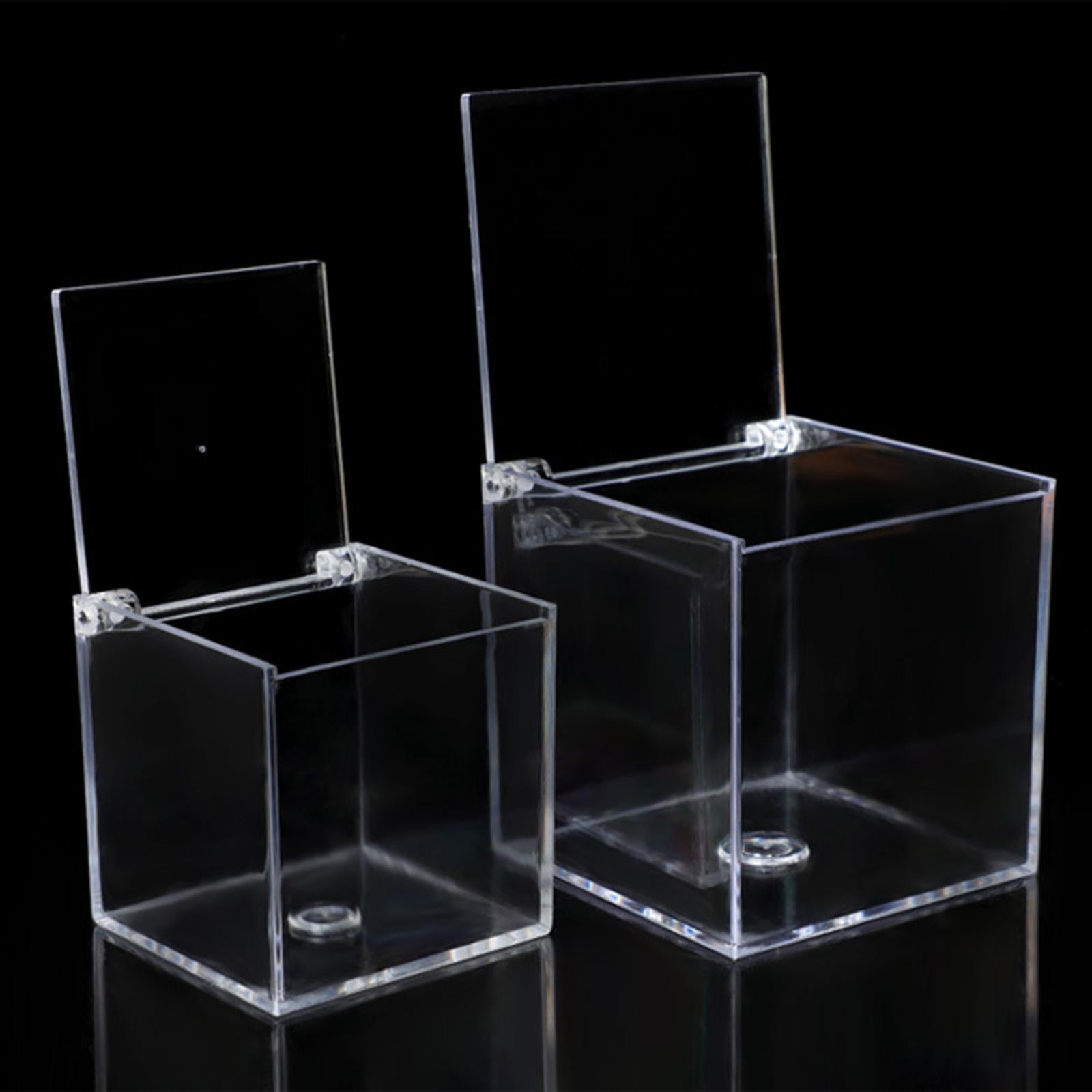 Acrylic Clear Box with Lids Transparent Gift Box for home Wedding 8cm