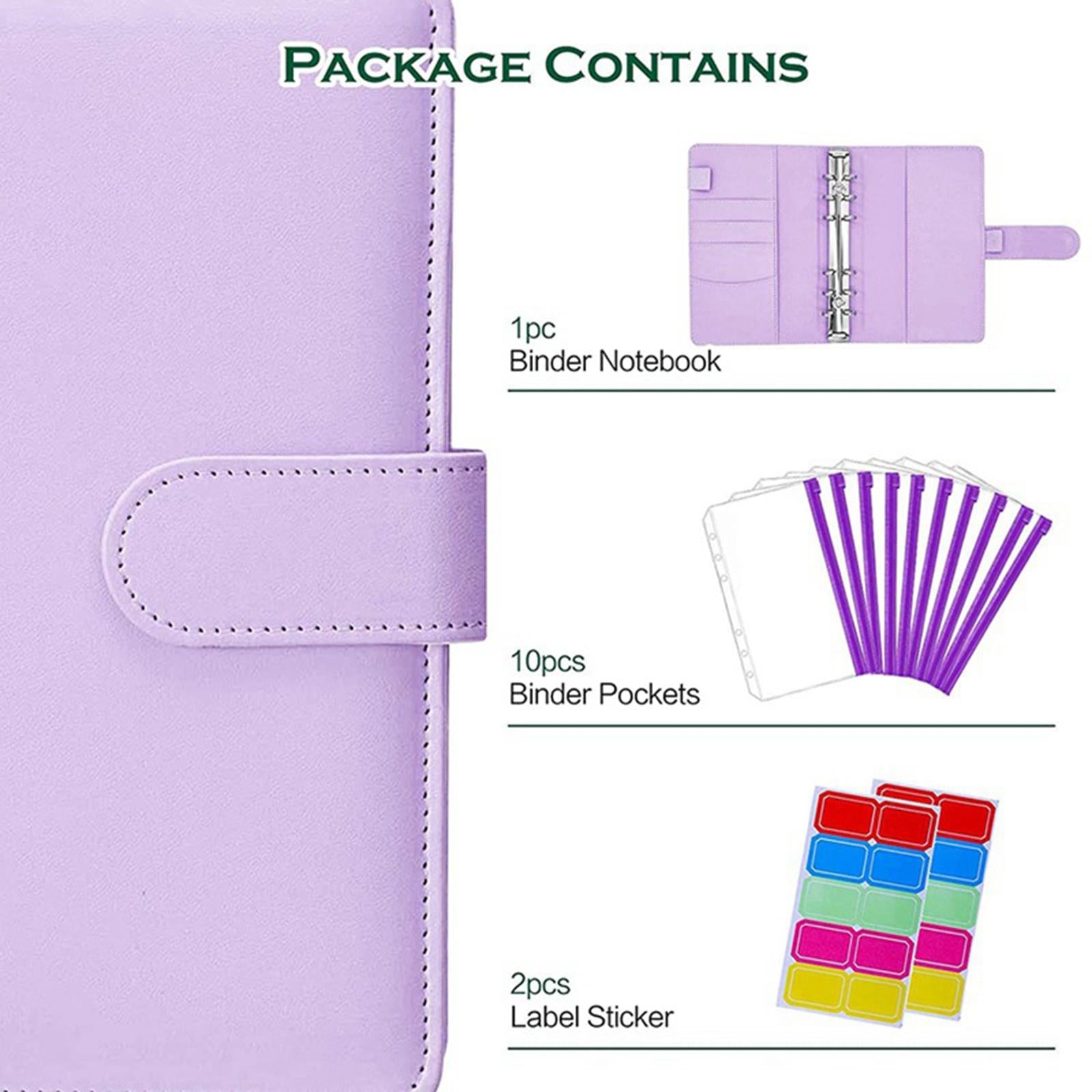 Money Planner Waterproof Personal Expense Financial Journal Debt Tracking violet