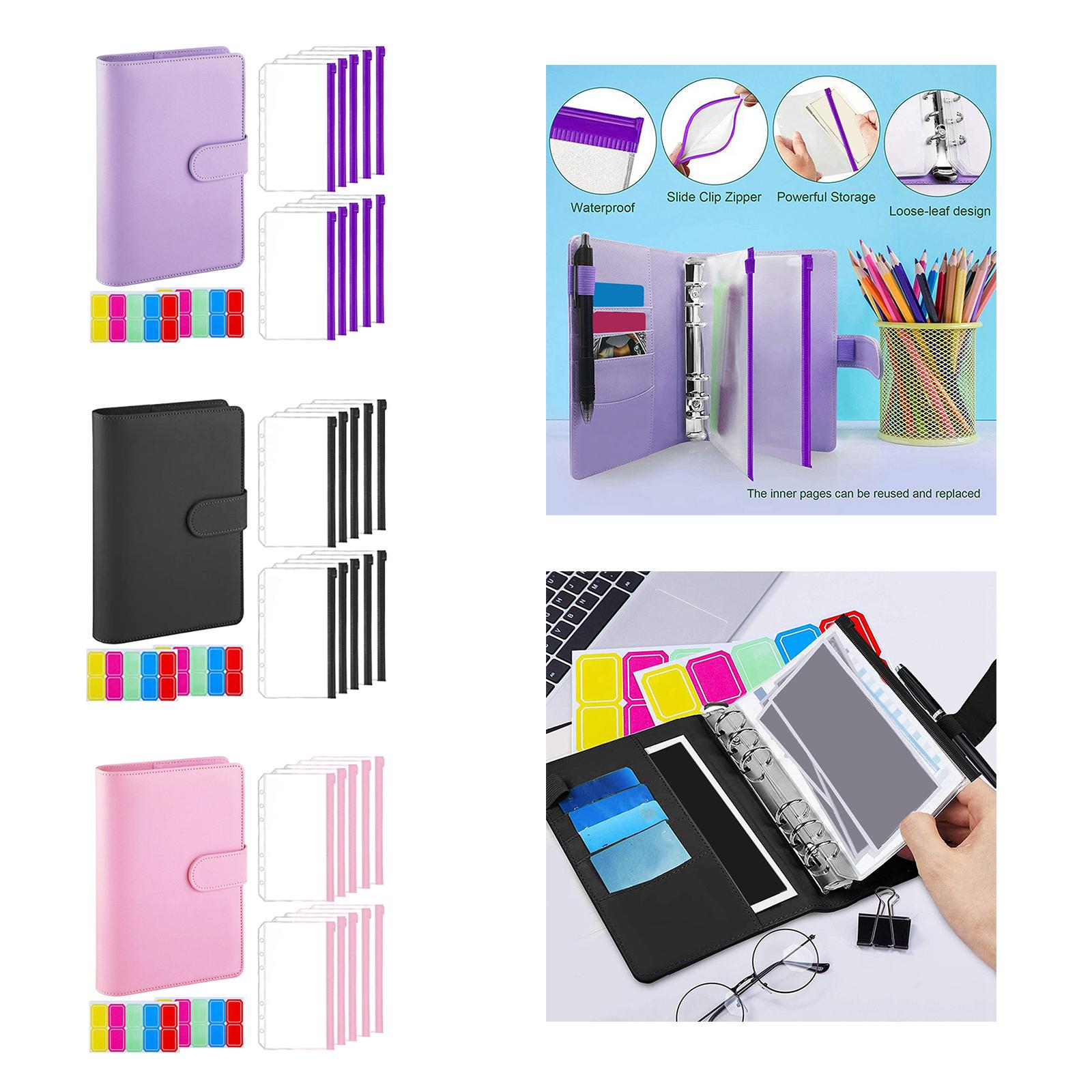 Money Planner Waterproof Personal Expense Financial Journal Debt Tracking violet