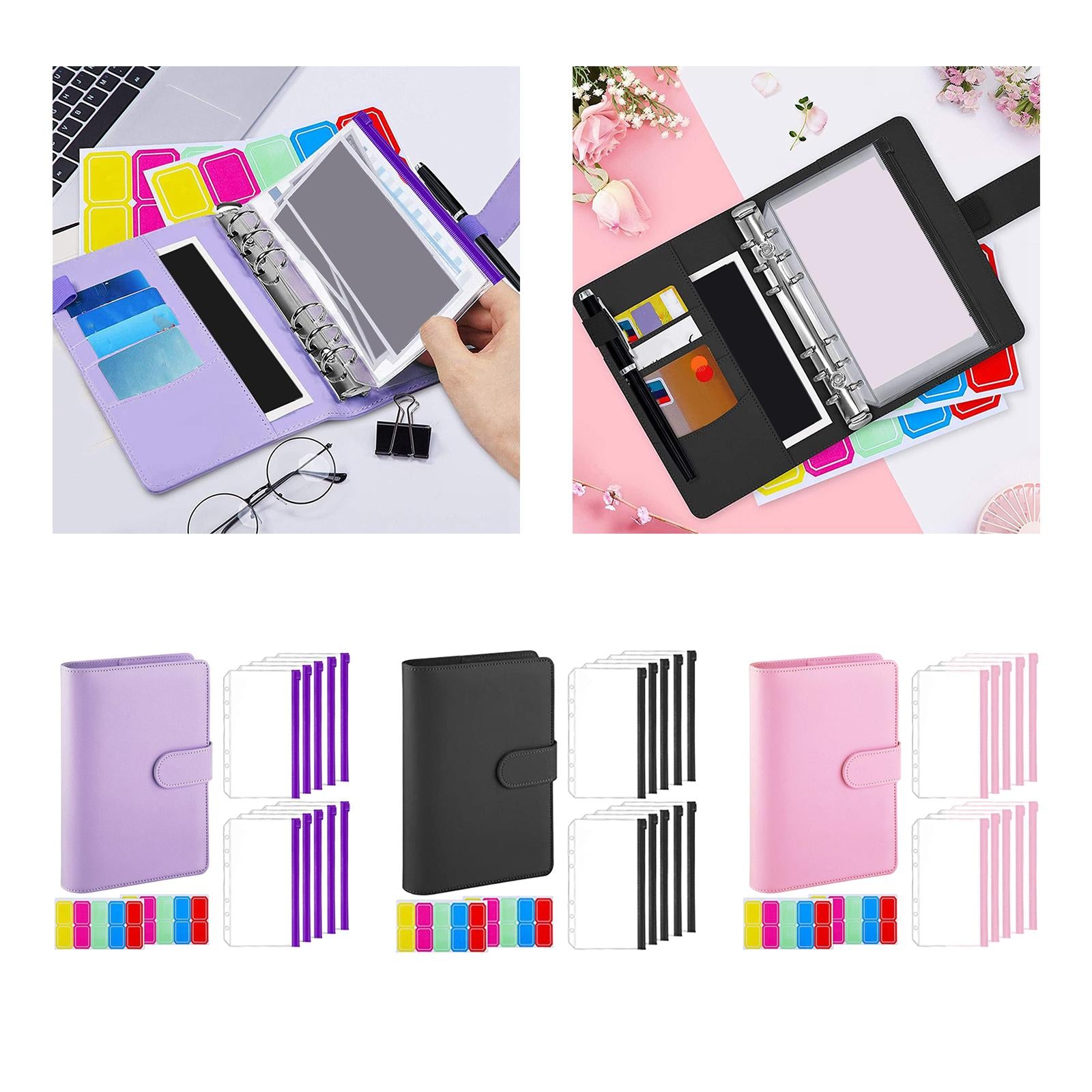 Money Planner Waterproof Personal Expense Financial Journal Debt Tracking violet