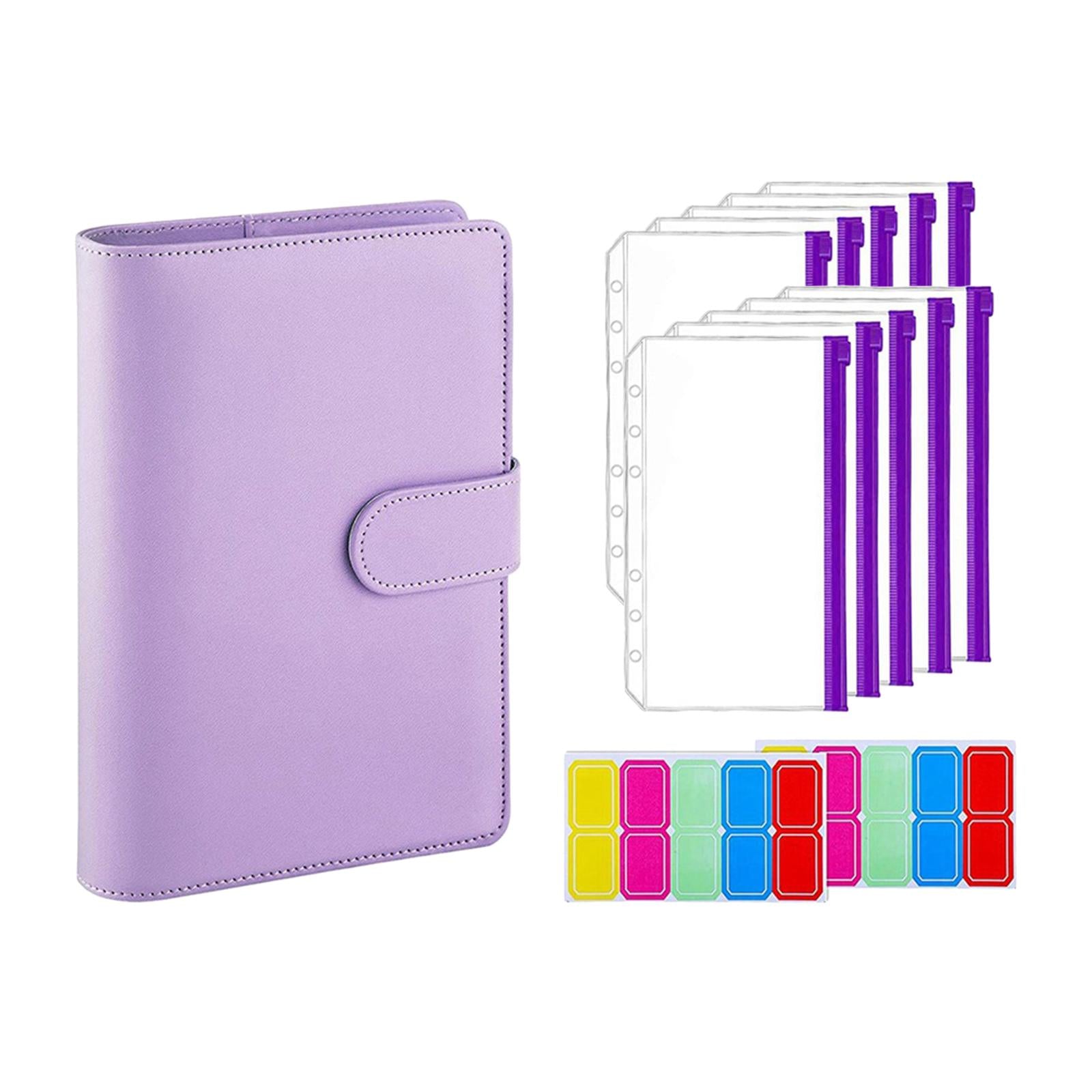 Money Planner Waterproof Personal Expense Financial Journal Debt Tracking violet