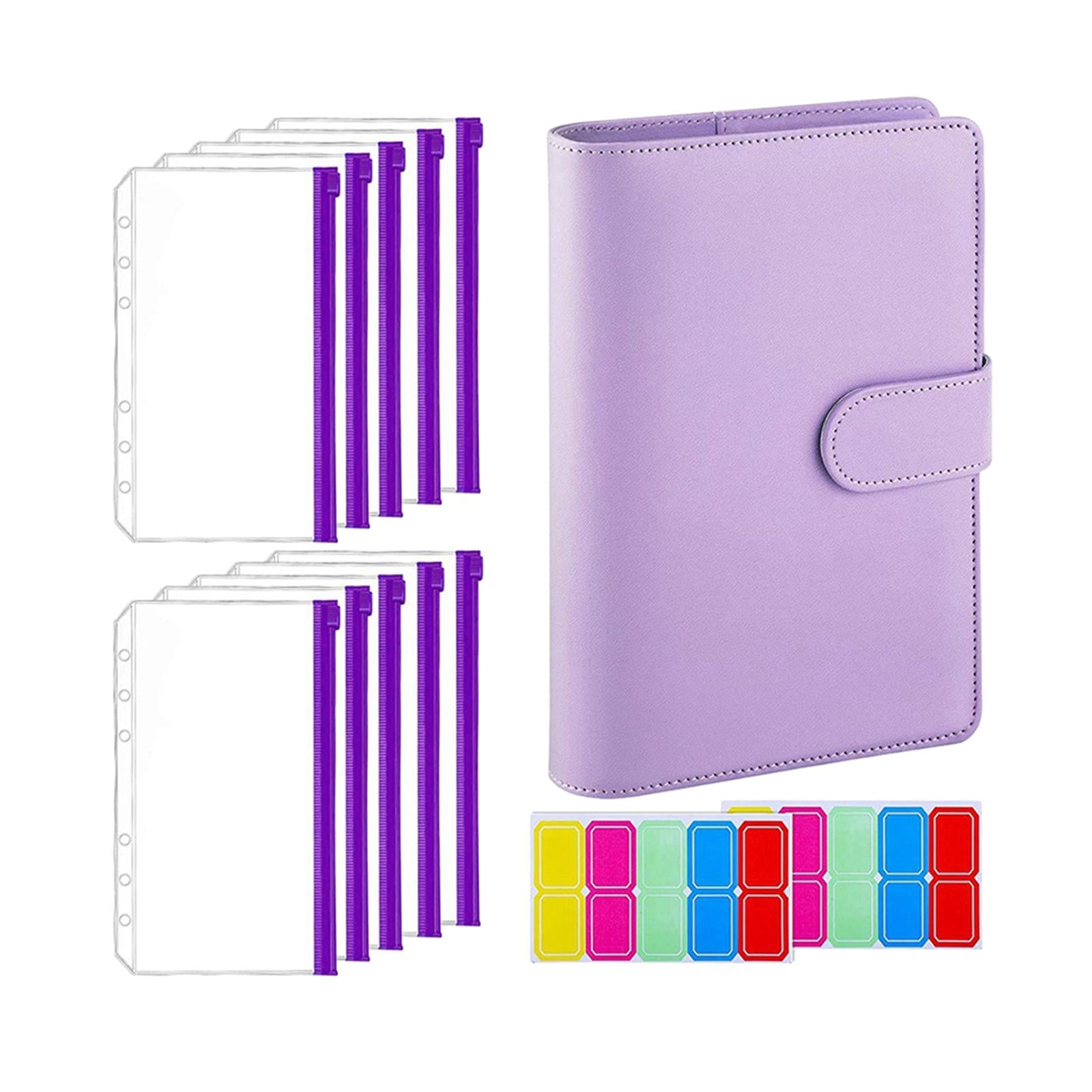 Money Planner Waterproof Personal Expense Financial Journal Debt Tracking violet