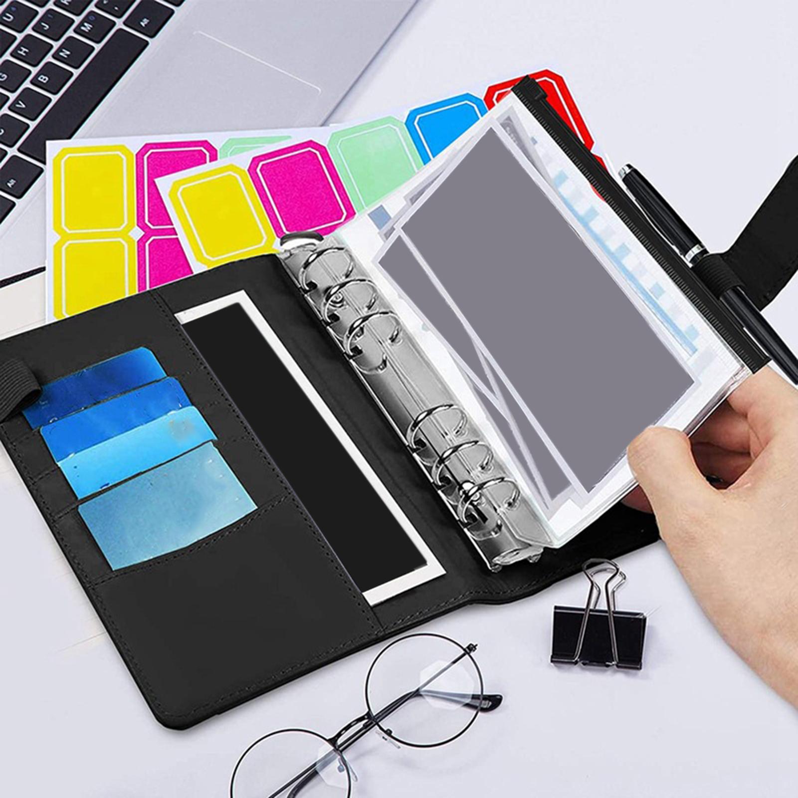 Money Planner Waterproof Personal Expense Financial Journal Debt Tracking black