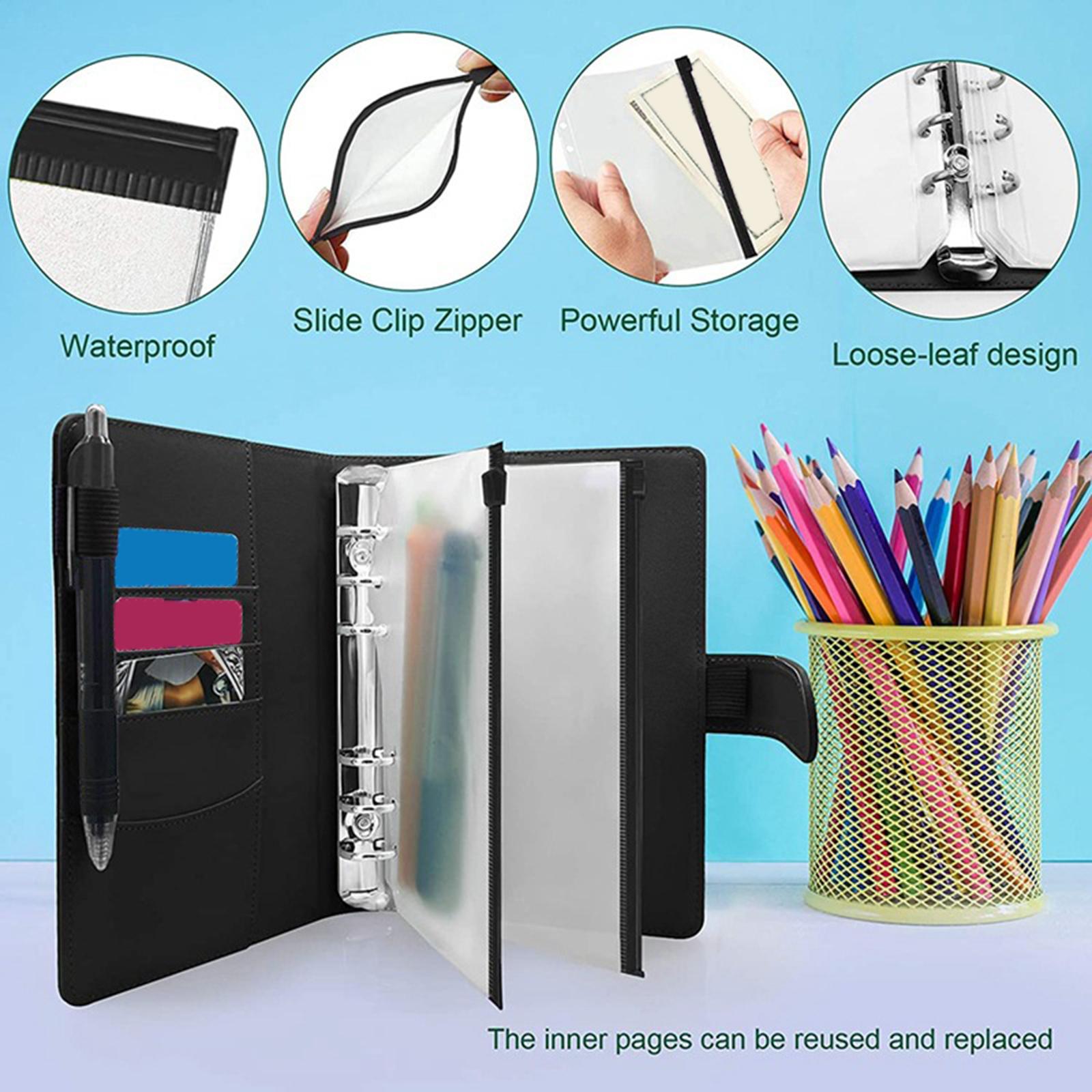 Money Planner Waterproof Personal Expense Financial Journal Debt Tracking black