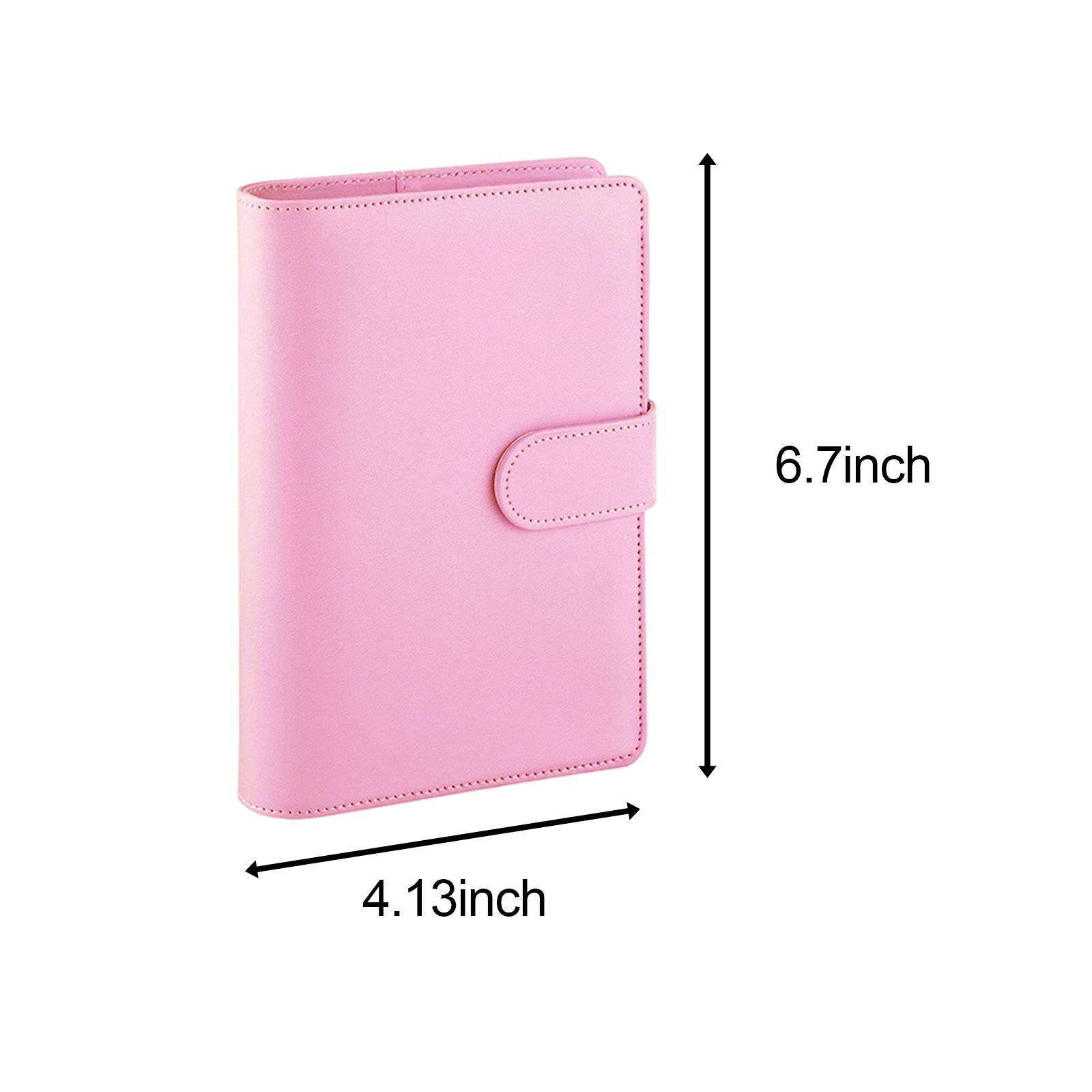 Money Planner Waterproof Personal Expense Financial Journal Debt Tracking pink
