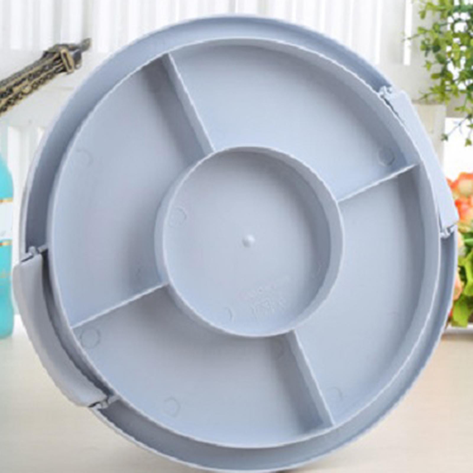 Cake Container with Lid Cover Handle Cake Storage Container for Pies Dessert Blue